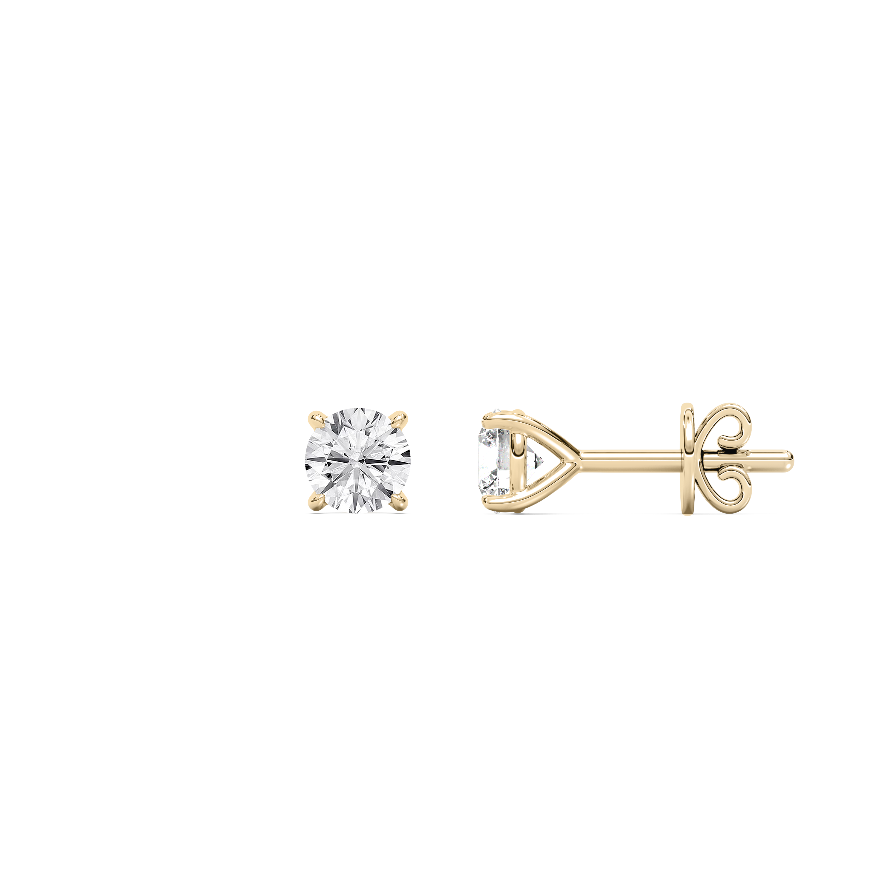 0.50 Carat Round Diamond Bernice Stud Earring