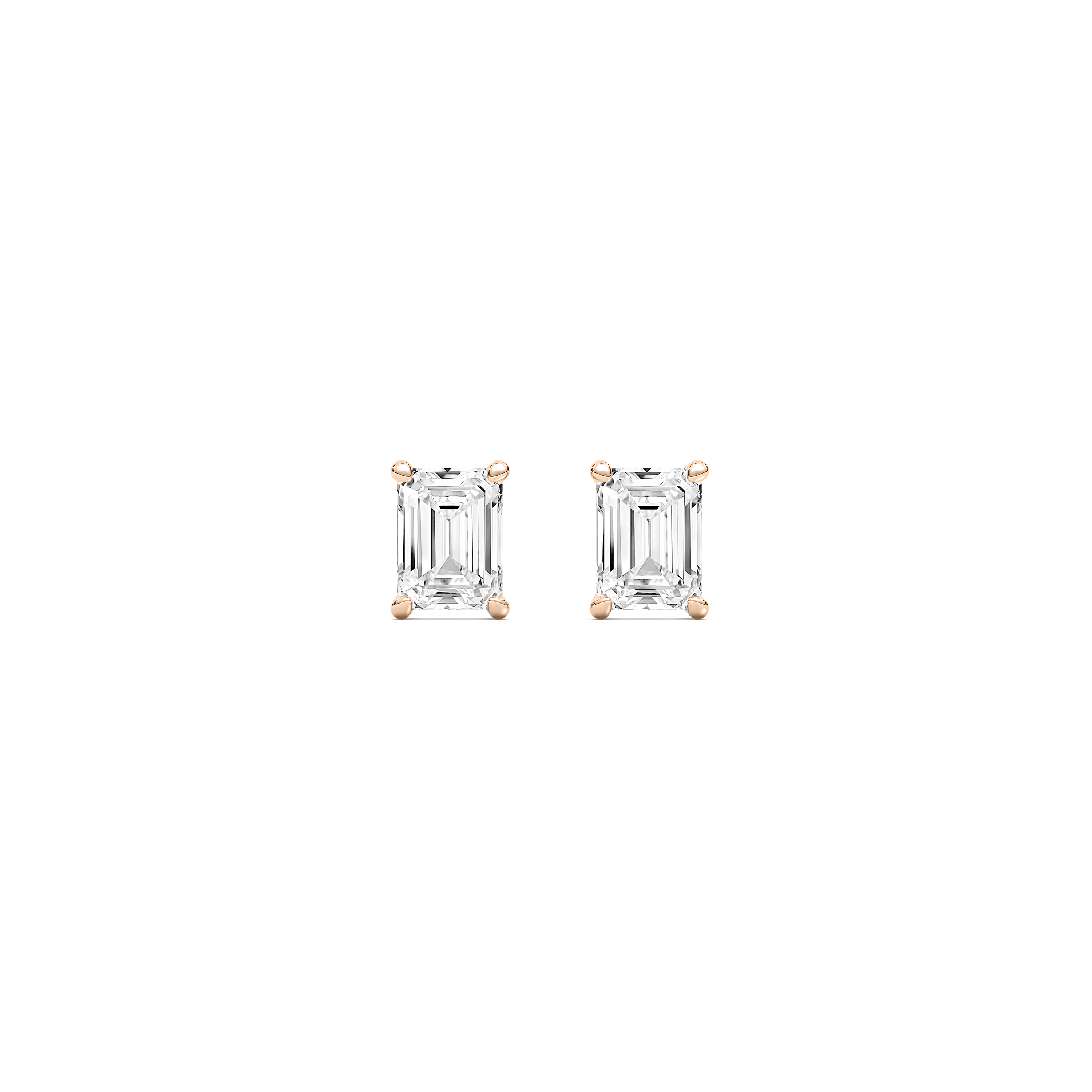 0.50 Emerald Diamond Kyomi Stud Earring