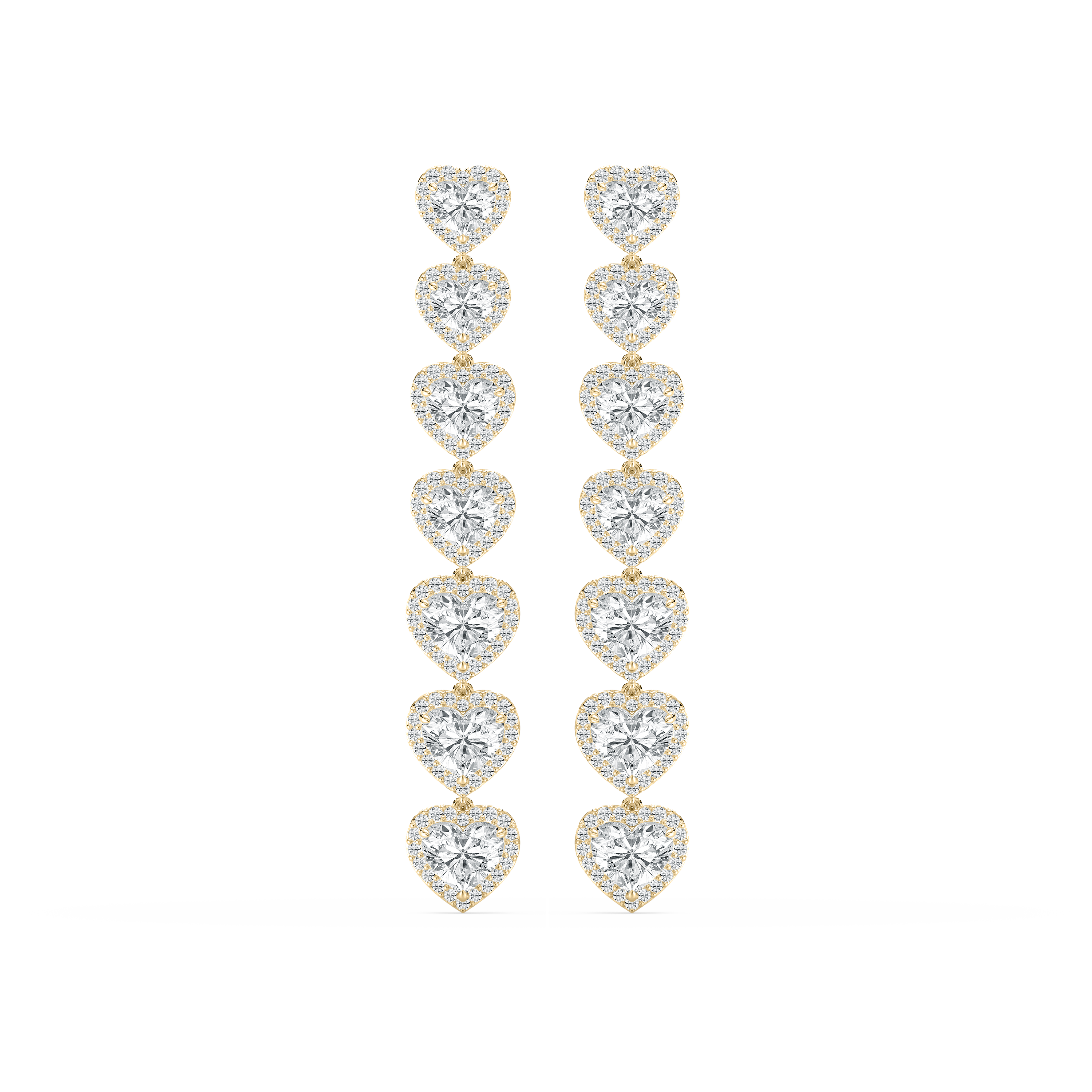 Round And Heart Diamond Dreamy Dangler