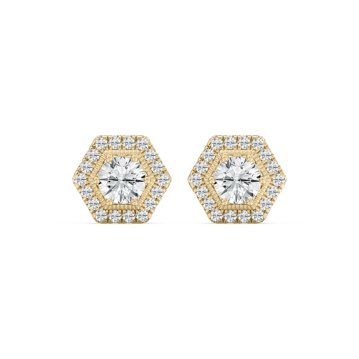 2 Carat Round Diamond Bellerose Fashion Earring