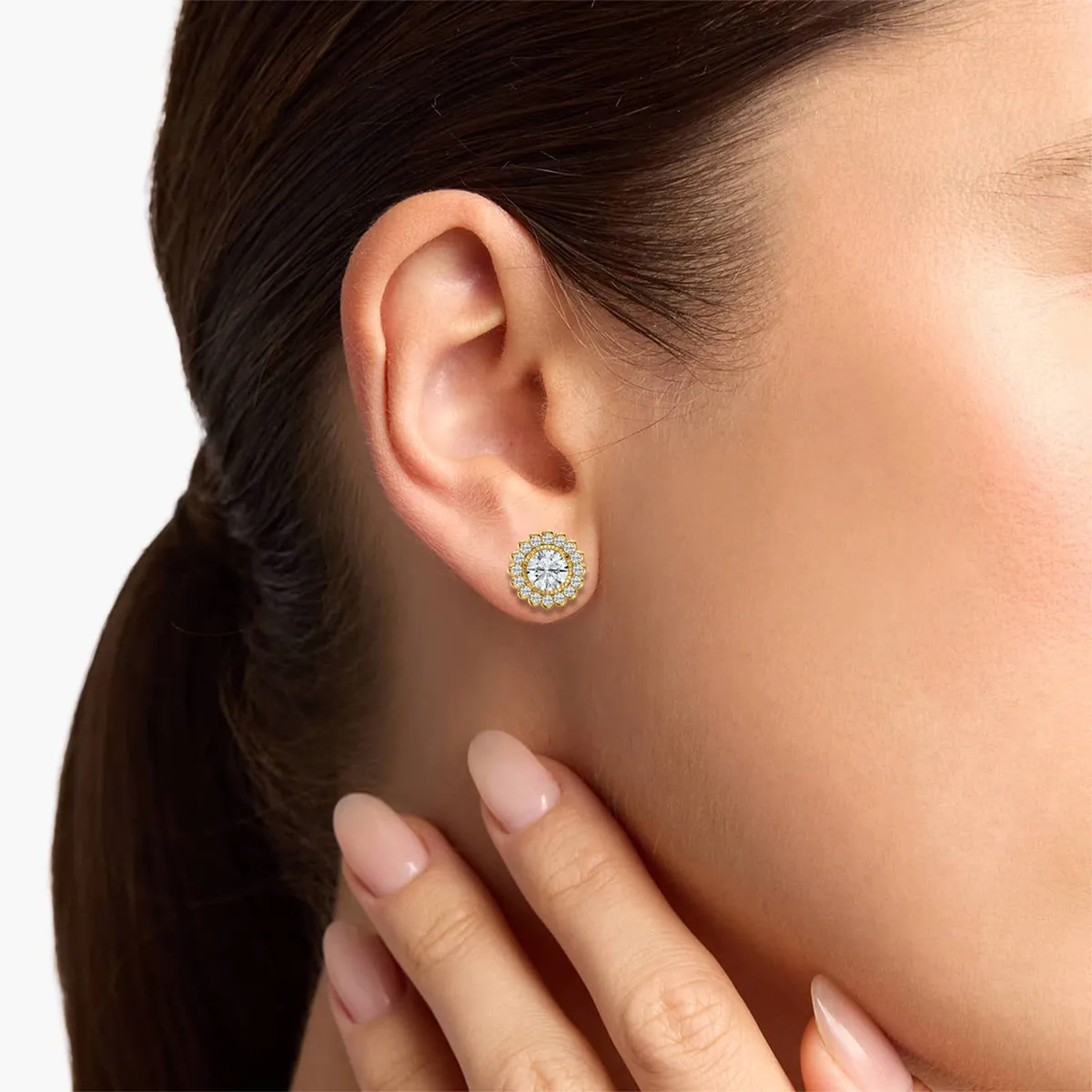 2 Carat Round Diamond Voguish Fashion Earring