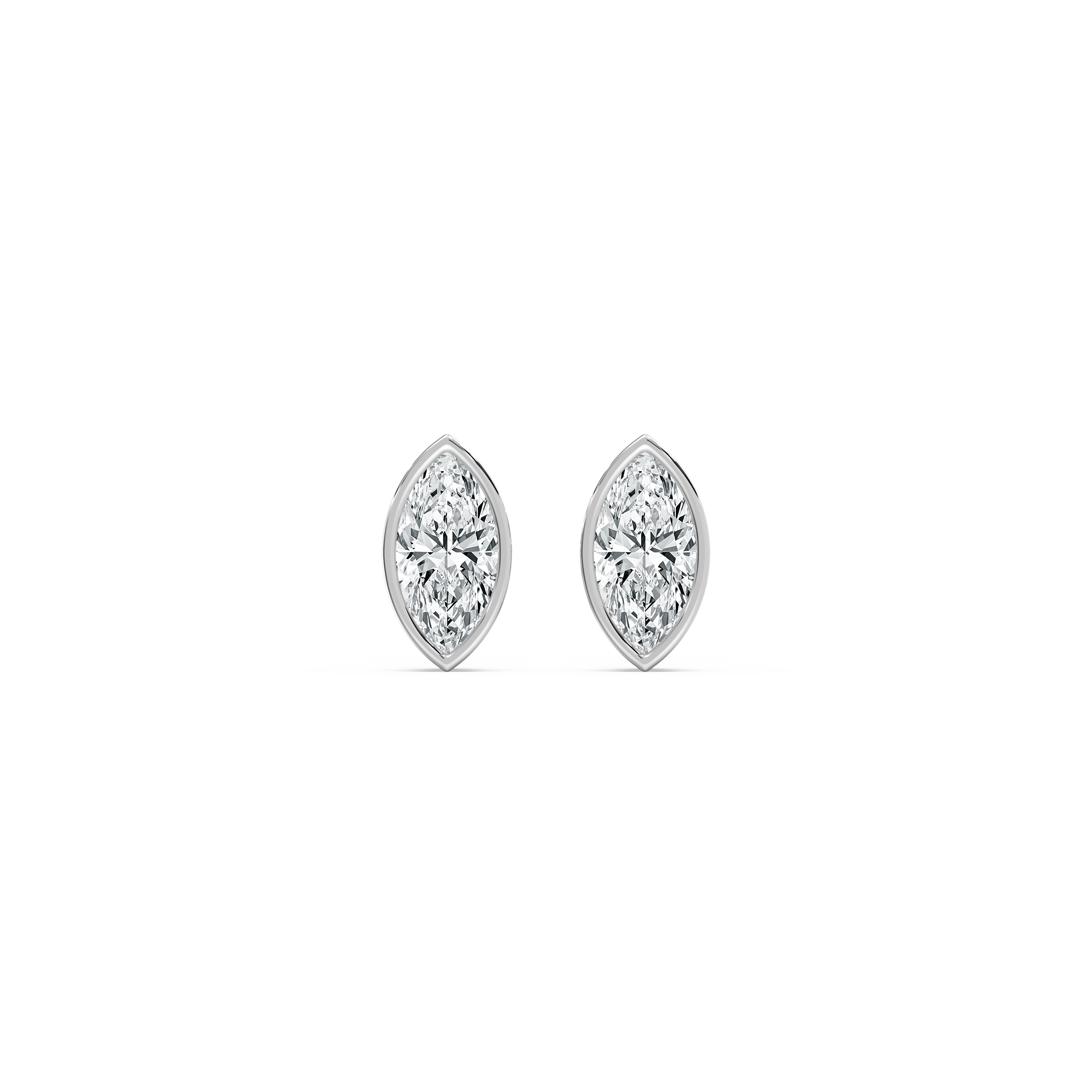 0.50 Carat Marquise Diamond Trellis Stud Earring