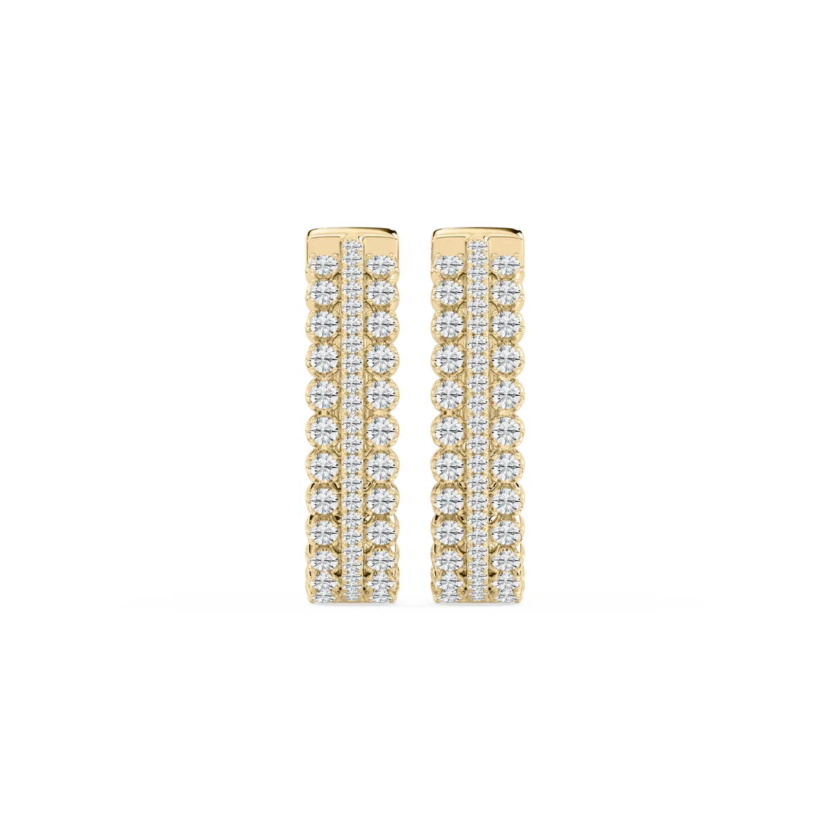 1.50 Carat Round Diamond Azela Hoop And Balis
