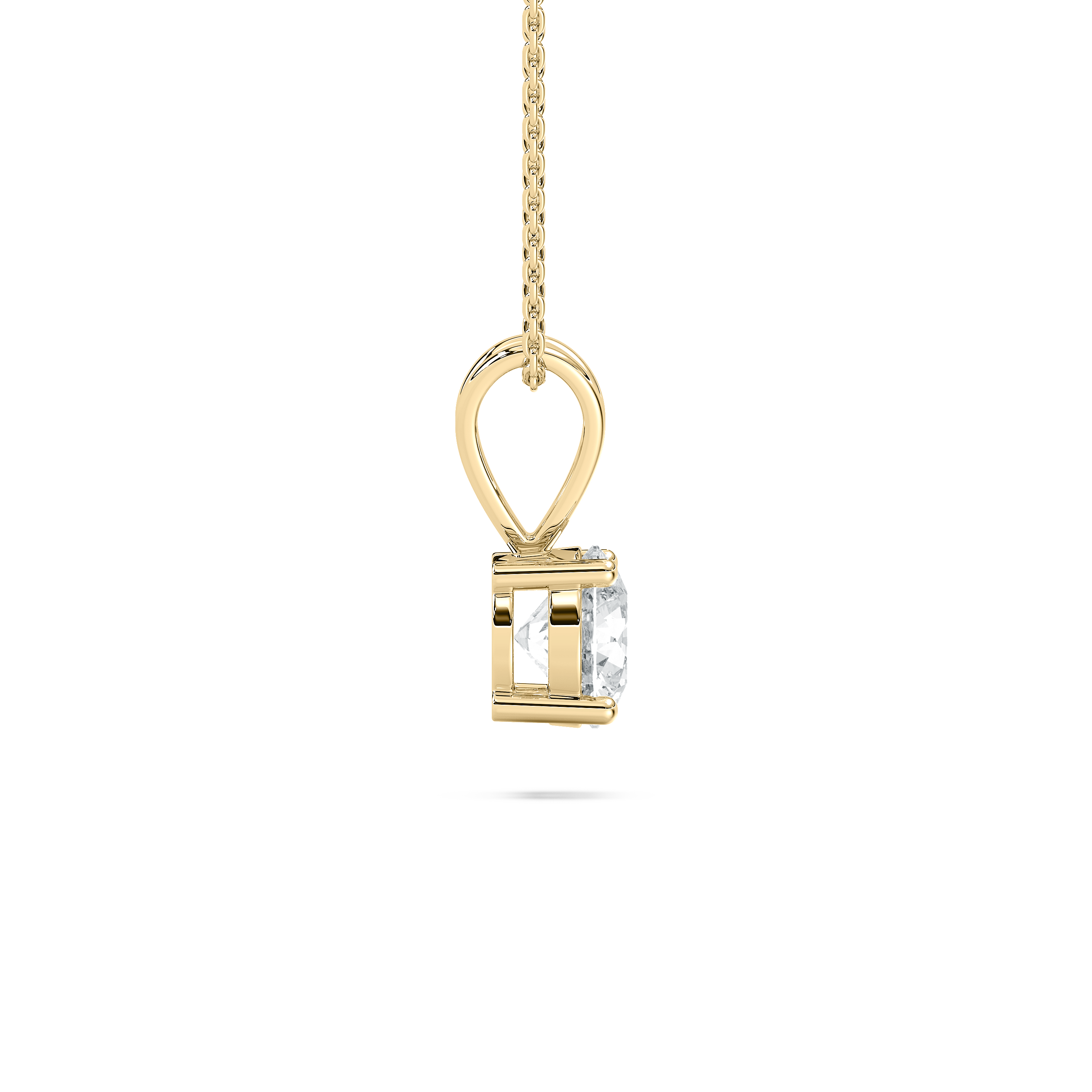 1 Carat Round Diamond Solitaire Pendant