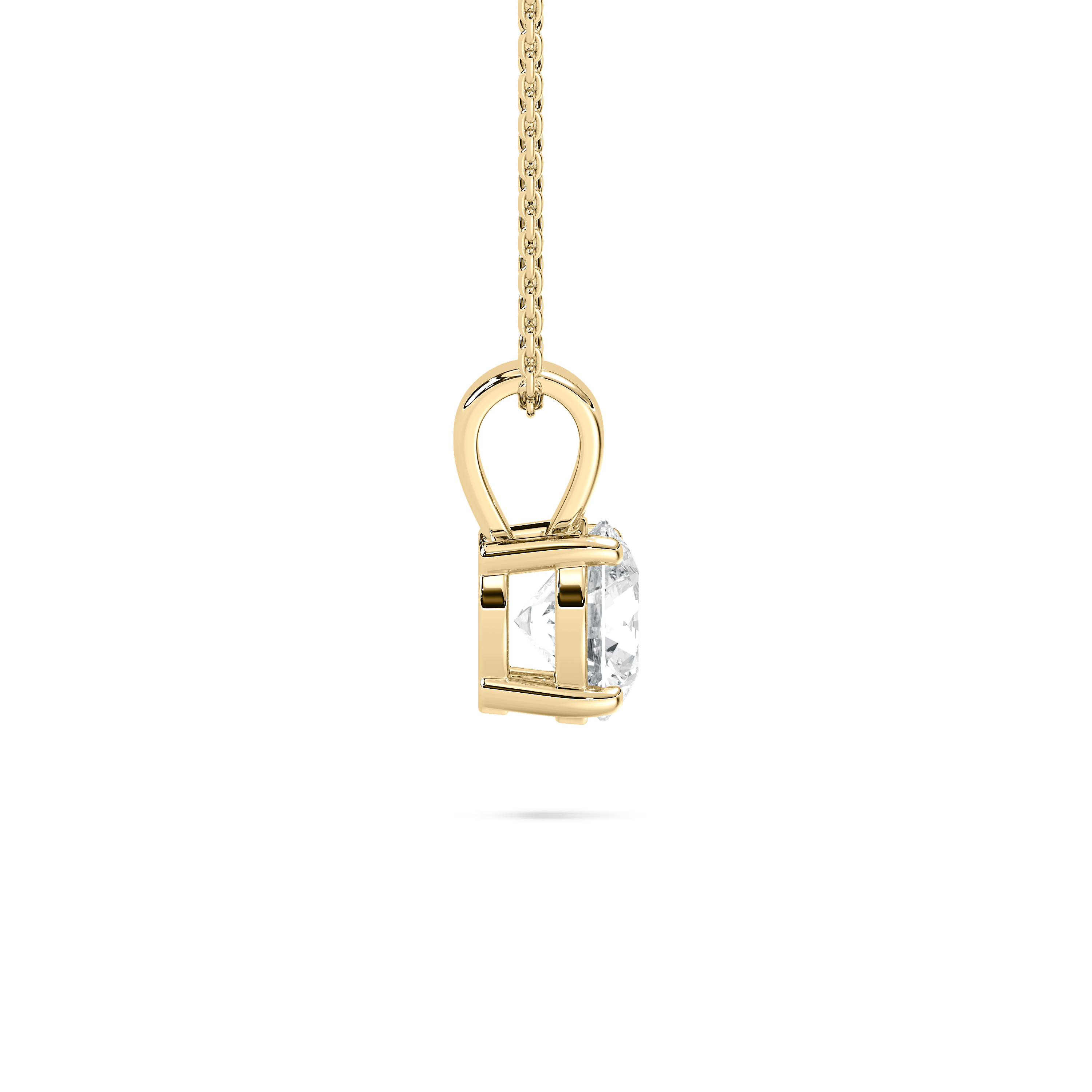 1 Carat Round Diamond Petra Solitaire Pendant