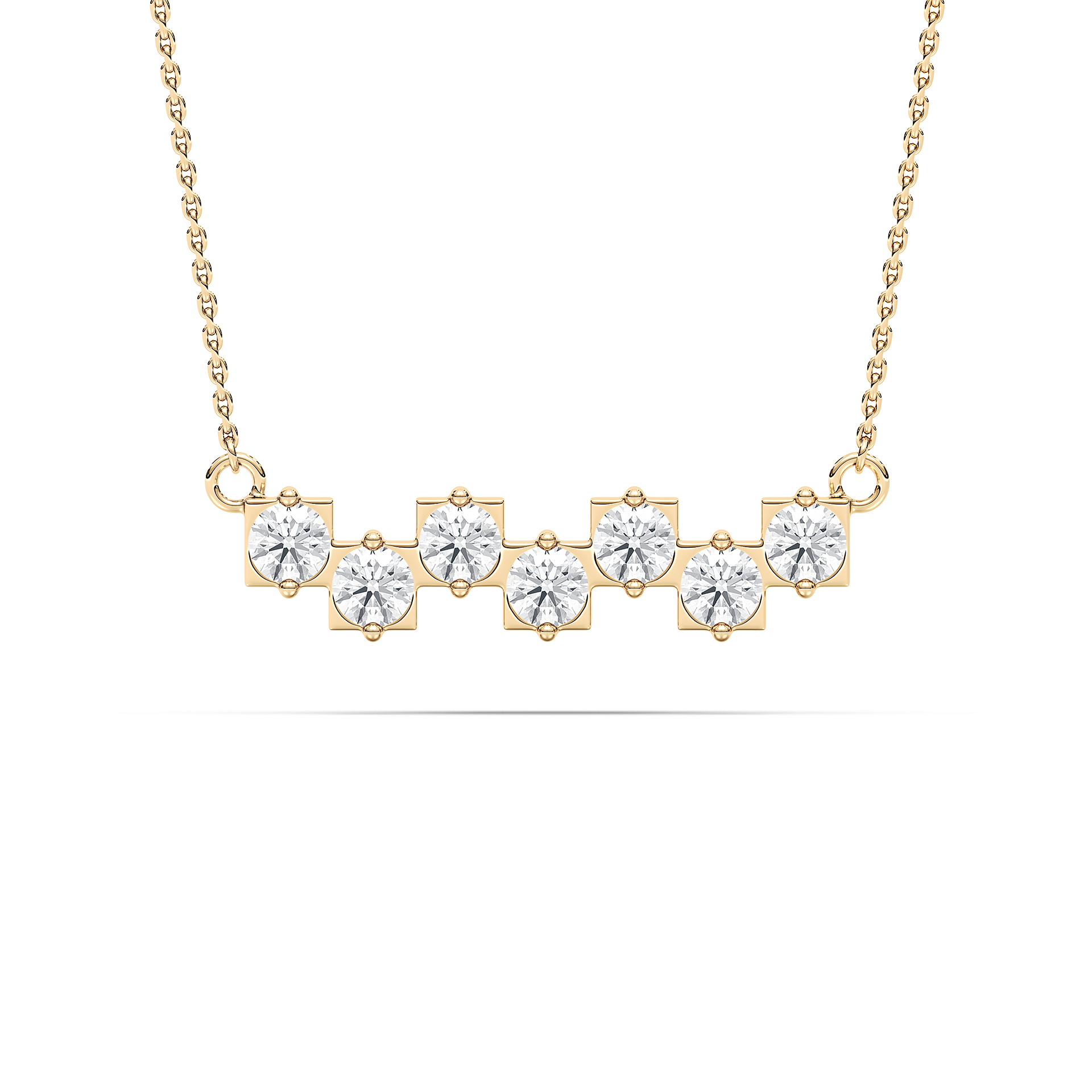Aura Round Diamond Fashion Pendant