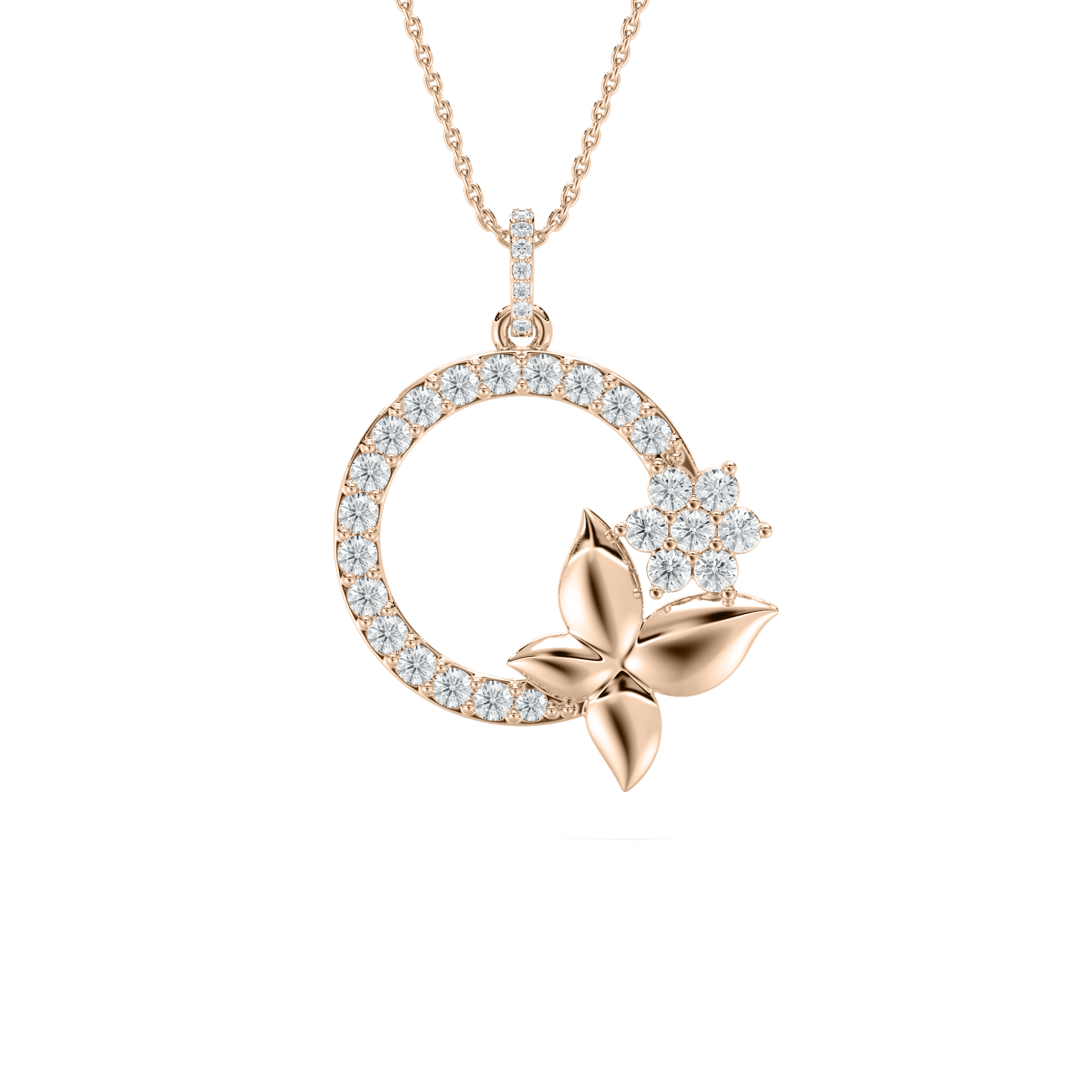 Round Diamond Circle Of Rejuvenation Fashion Pendant