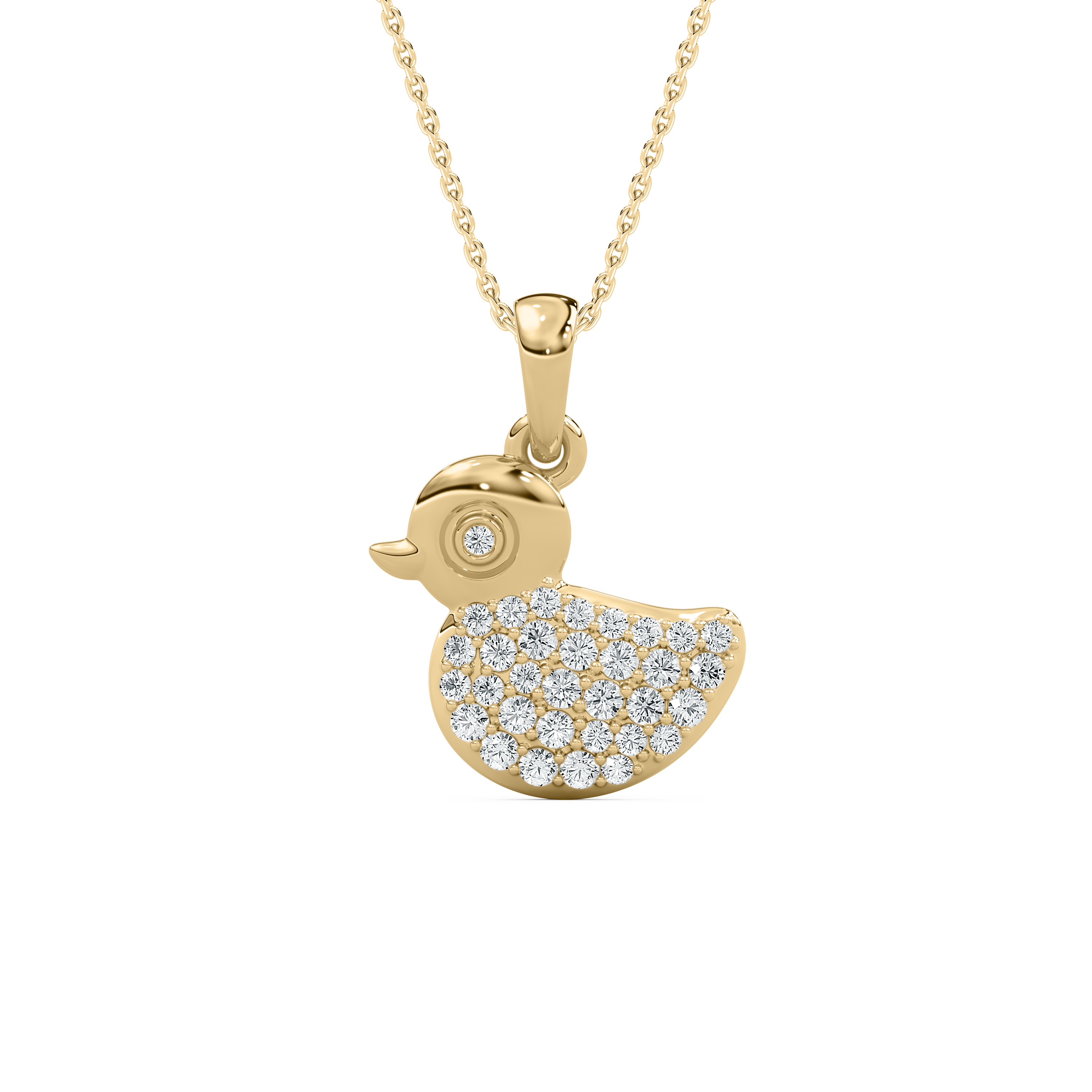  Pretty Duck Diamond Kids Pendant