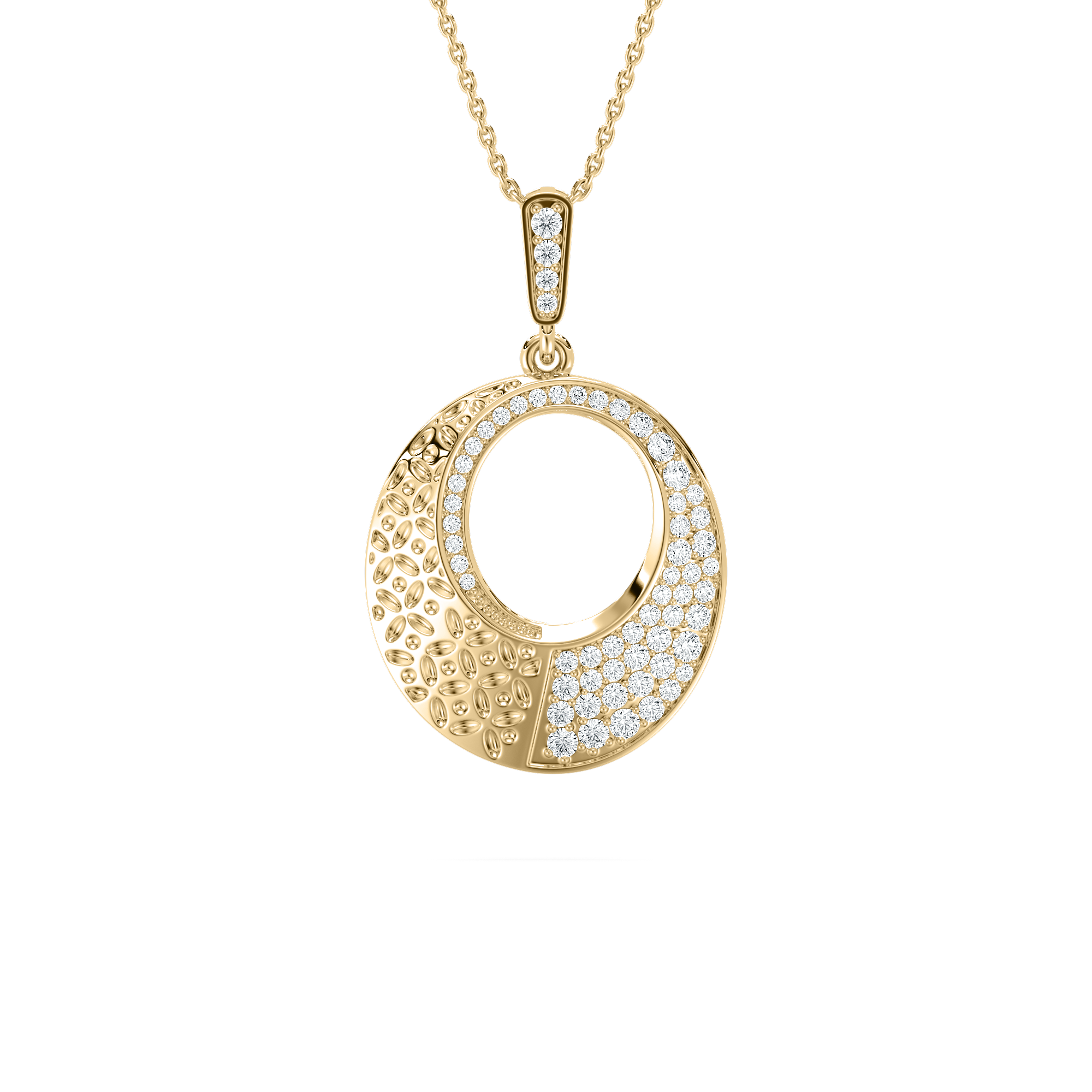 Round Diamond Simplistic Fashion Pendant