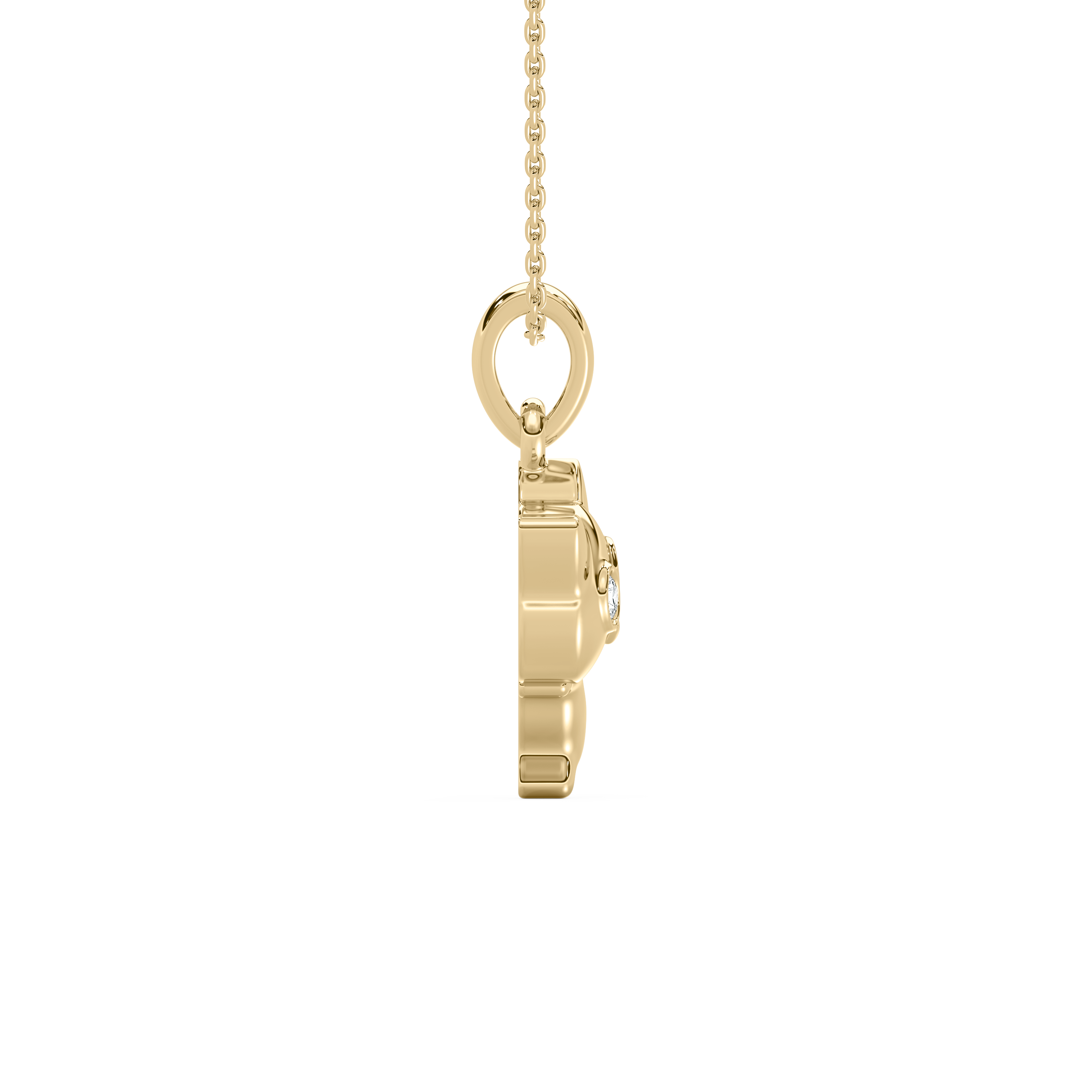 Kitty Cat Diamond Kids Pendant