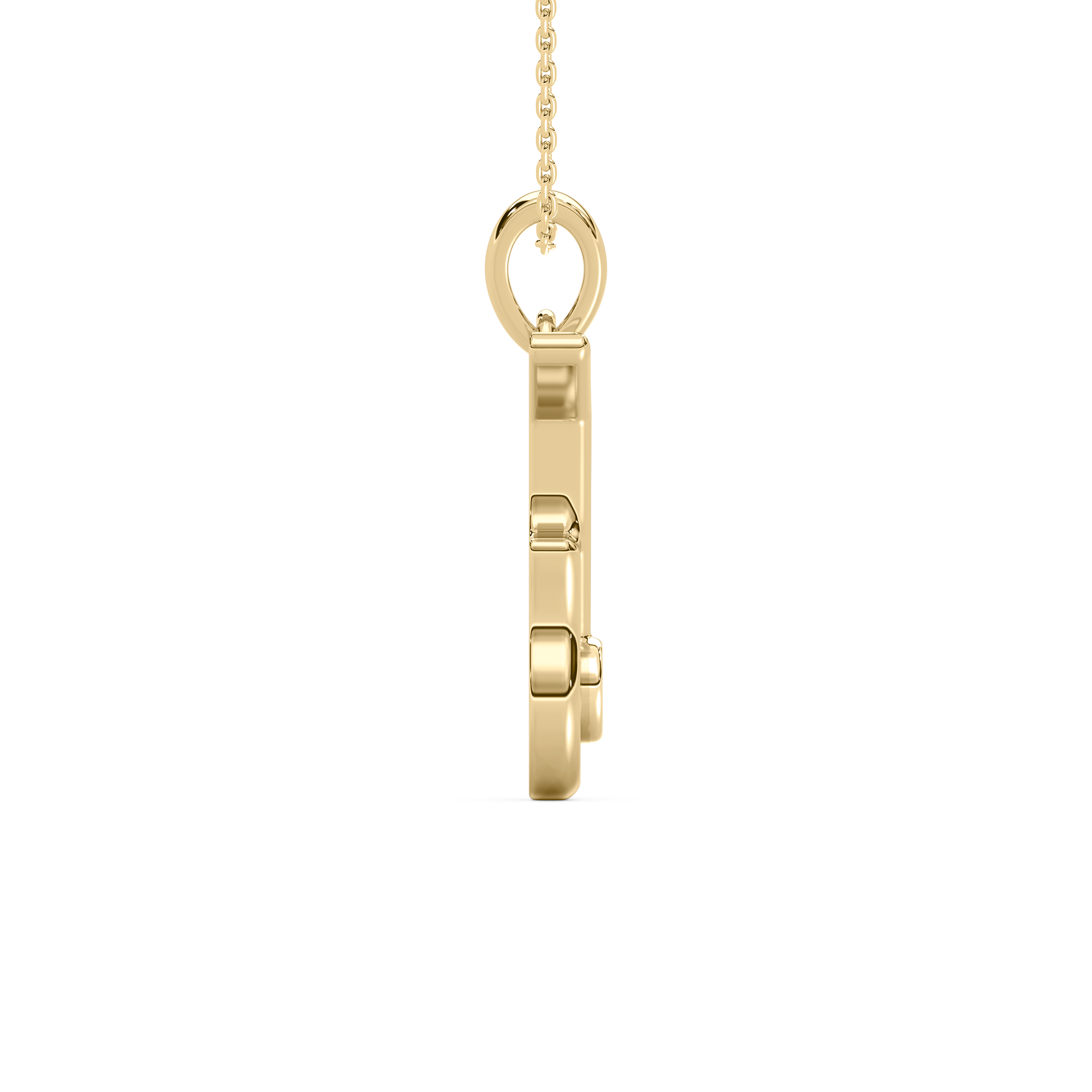 Guitar Style Diamond Kids Pendant
