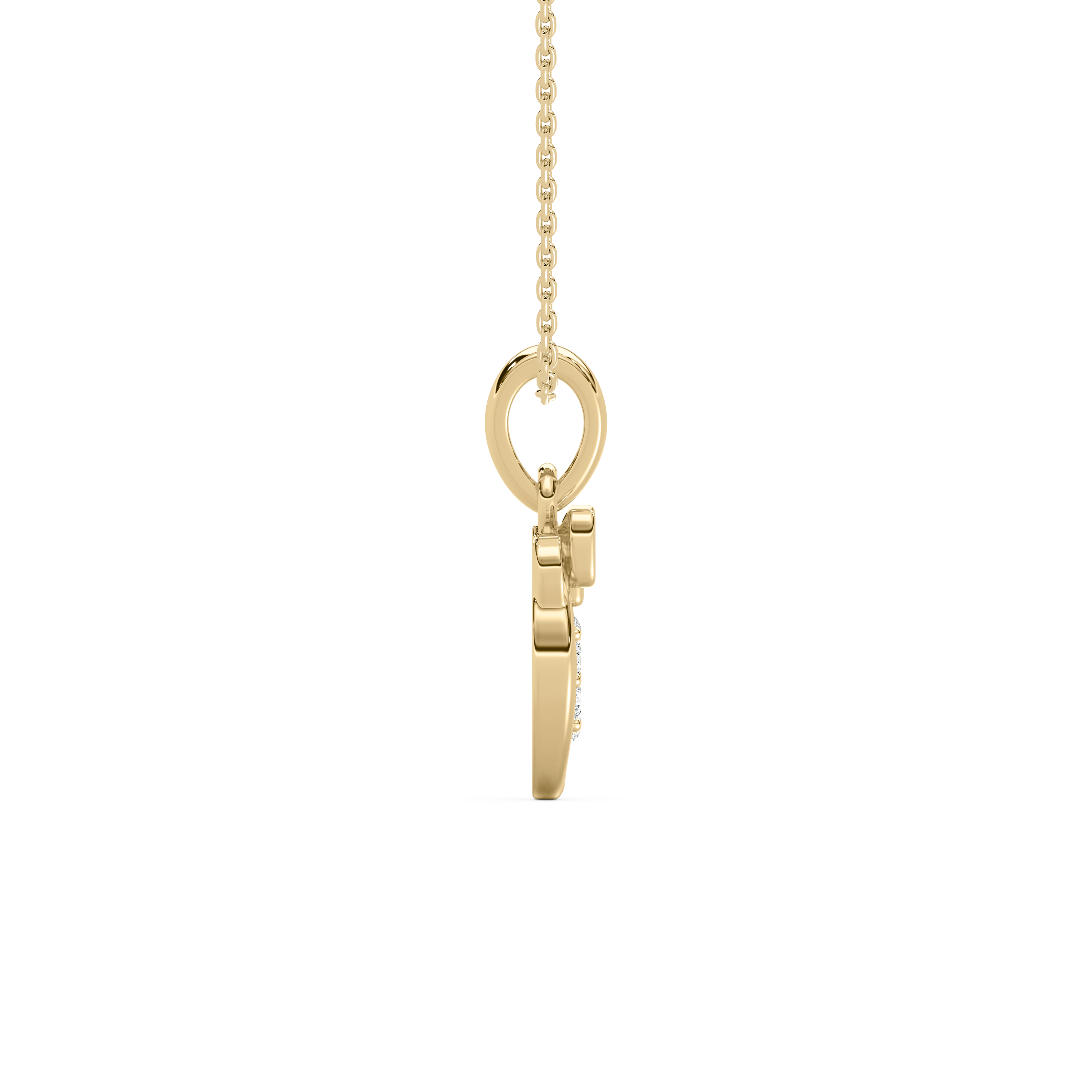 Fadila Round Diamond Kids Pendant