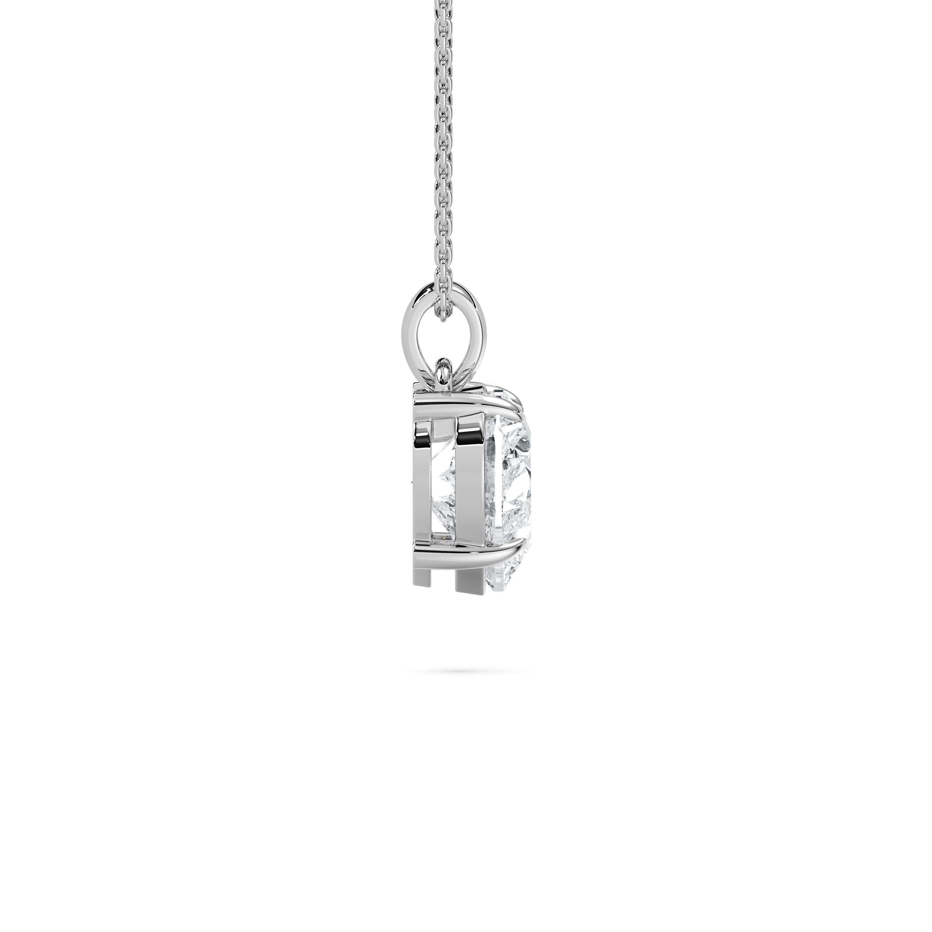 1 Carat Classic Heart Diamond Solitaire Pendant