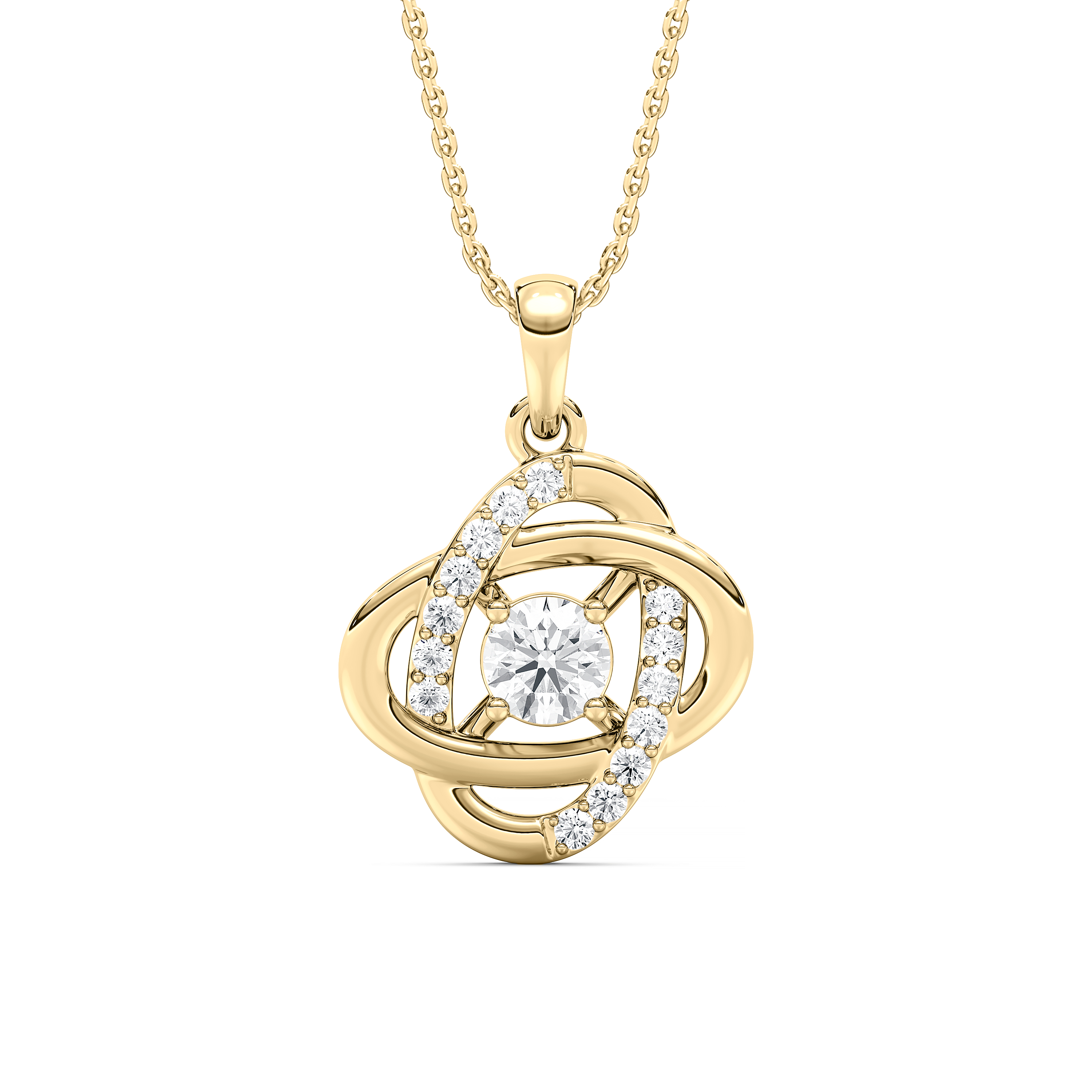 Round Diamond lylia Fashion Pendant