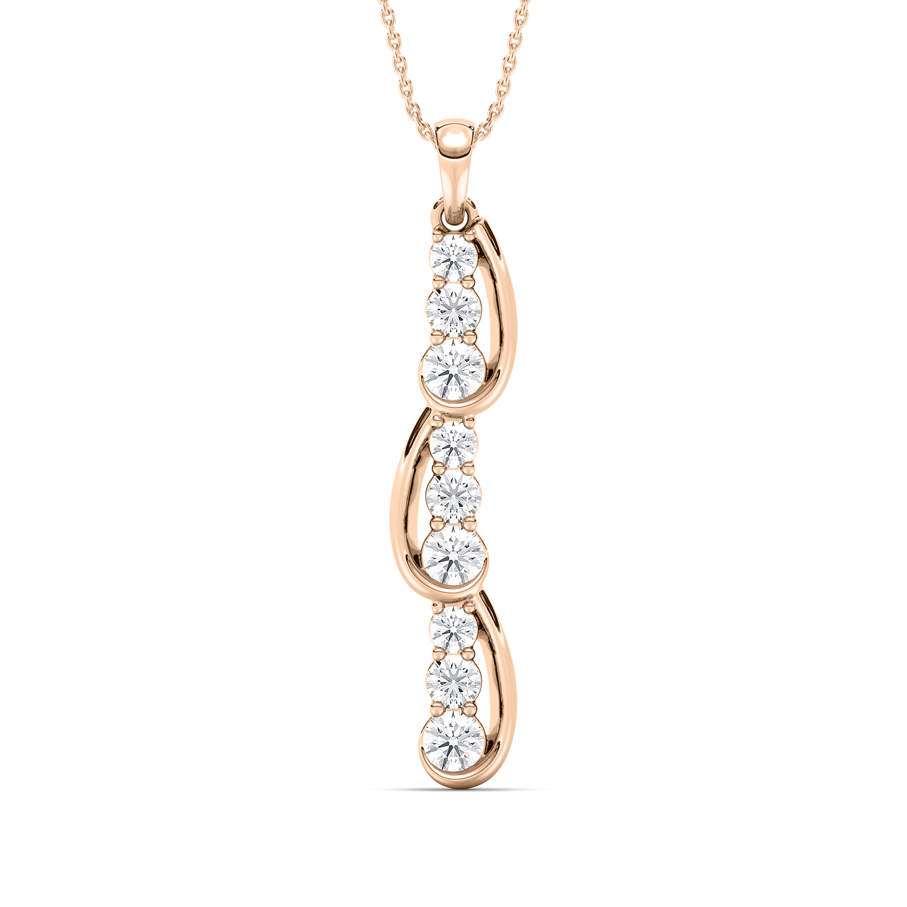 Round Diamond Raahi Journy Pendant