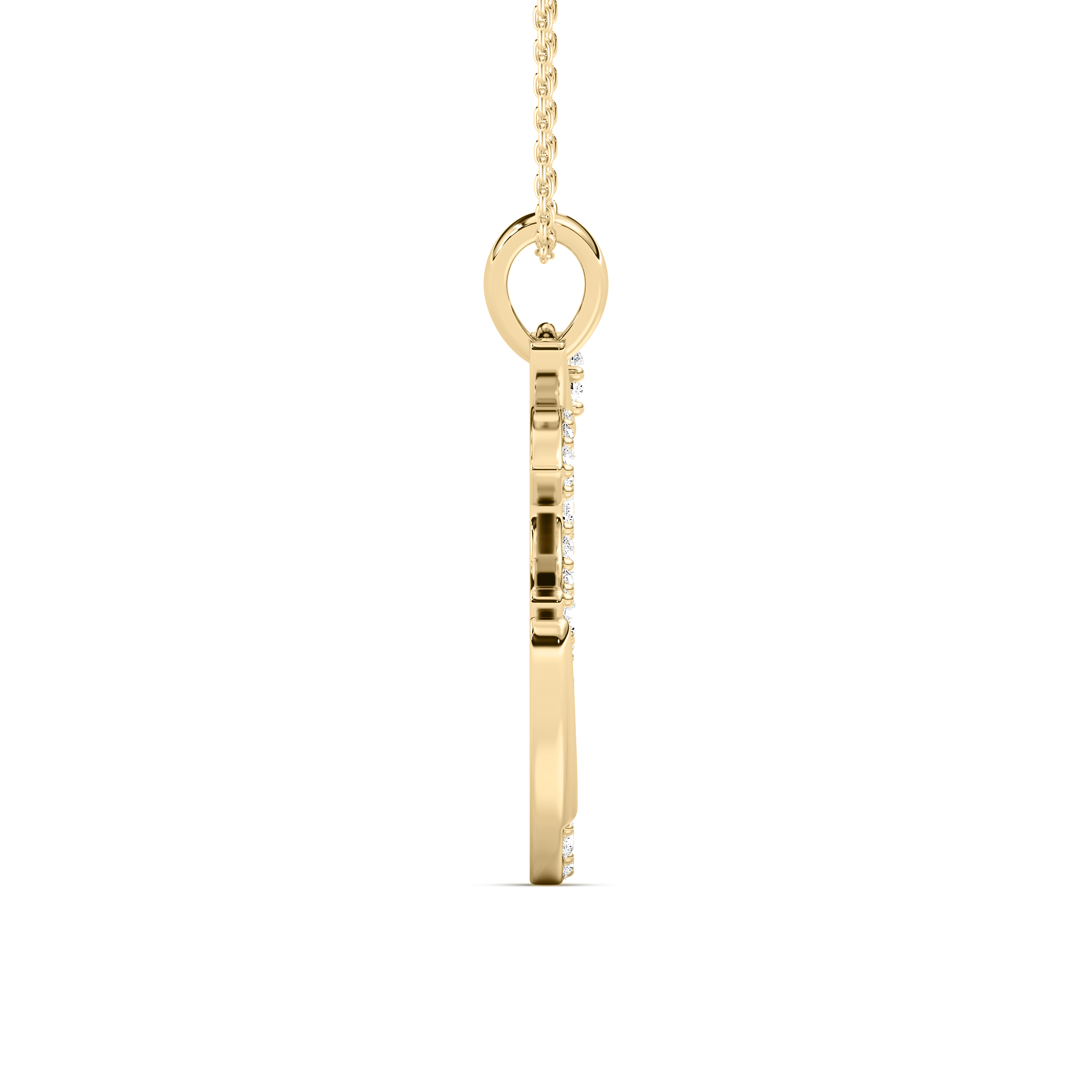 Round Diamond Om Fashion Pendant