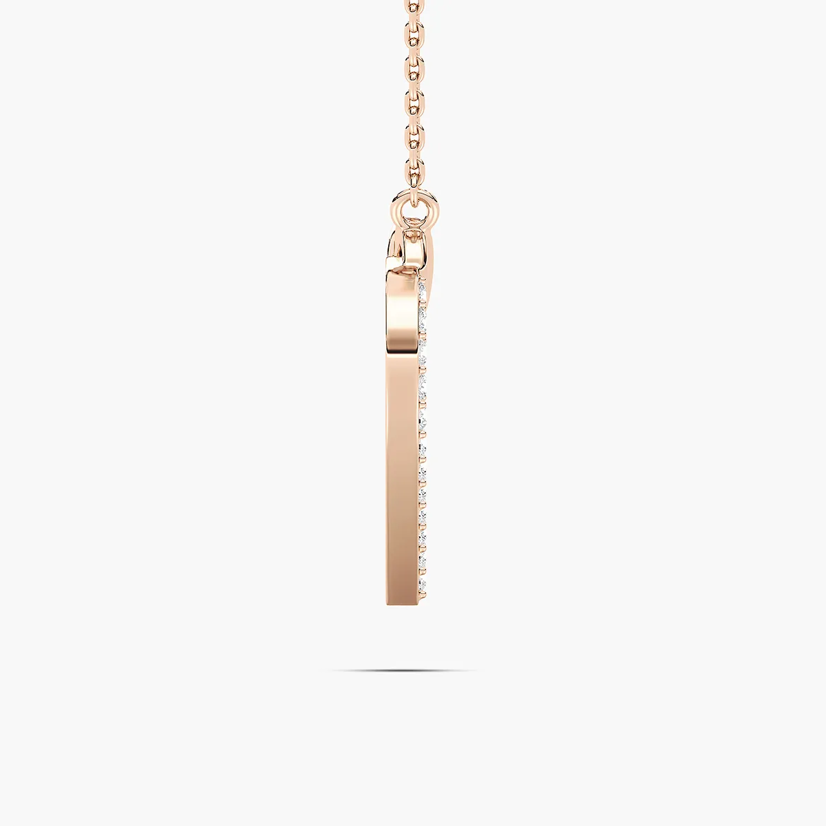 Round Diamond Forever Heart Fashion Pendant