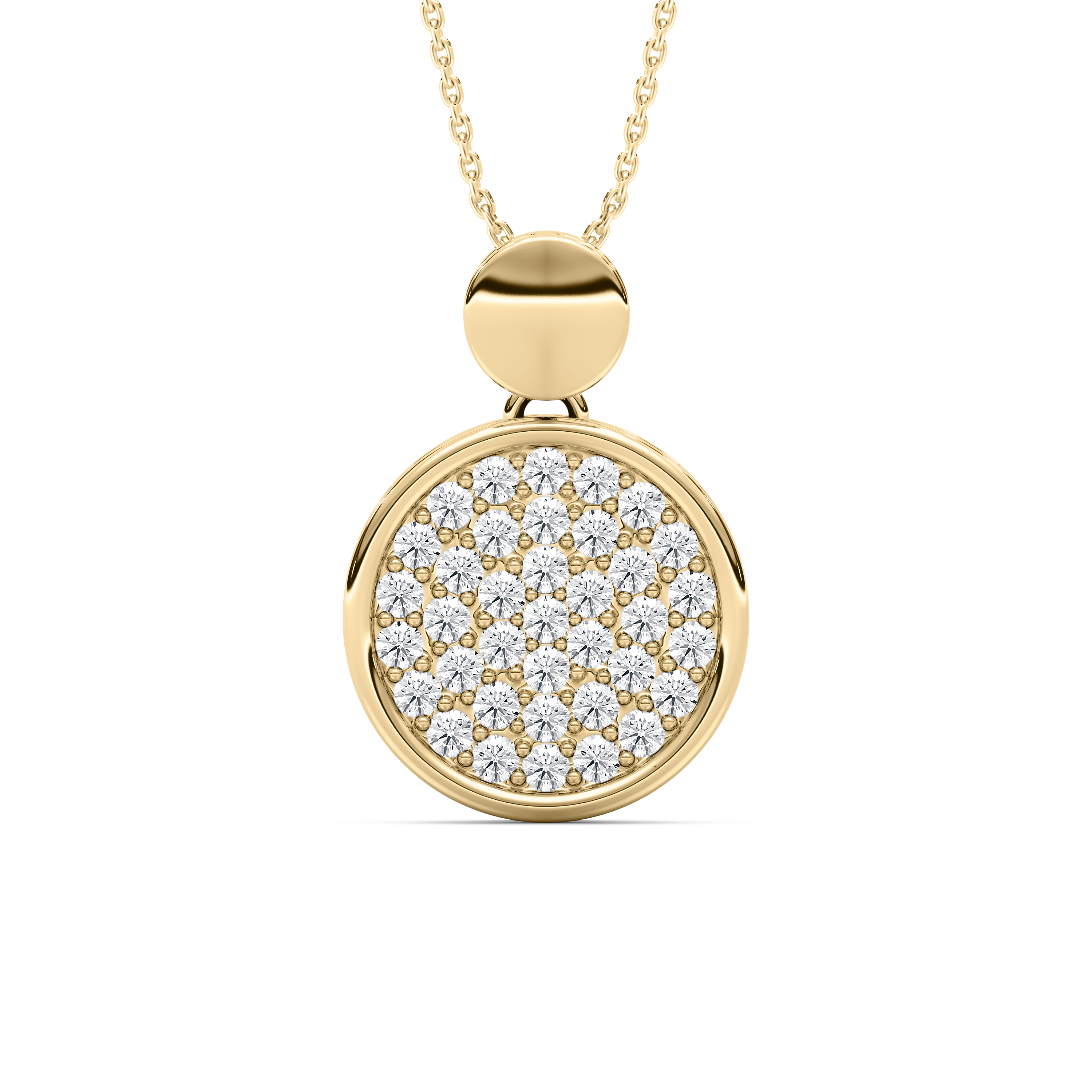 Round Diamond  Nova Round Fashion Pendant