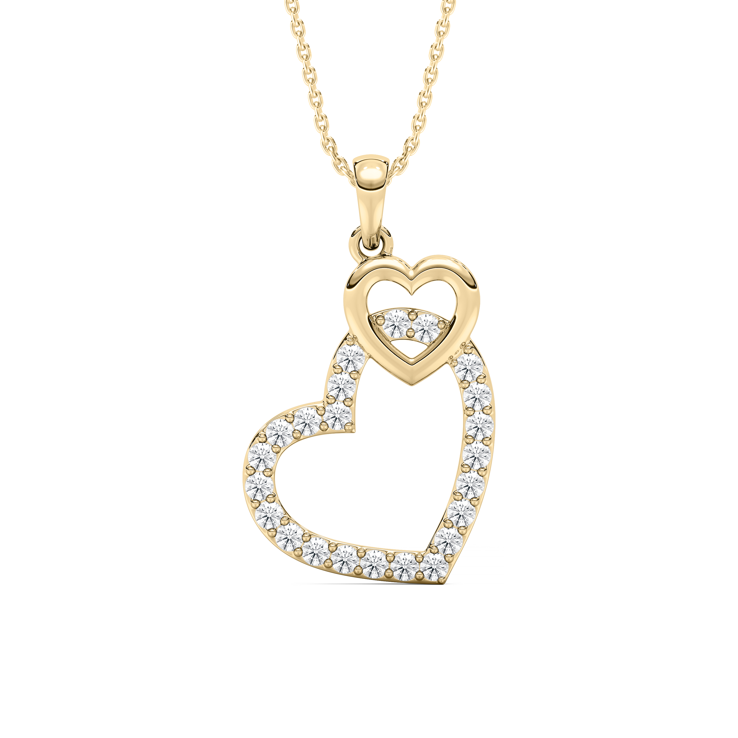 Round Diamond Nova Alipriya Heart Kids Fashion Pendant
