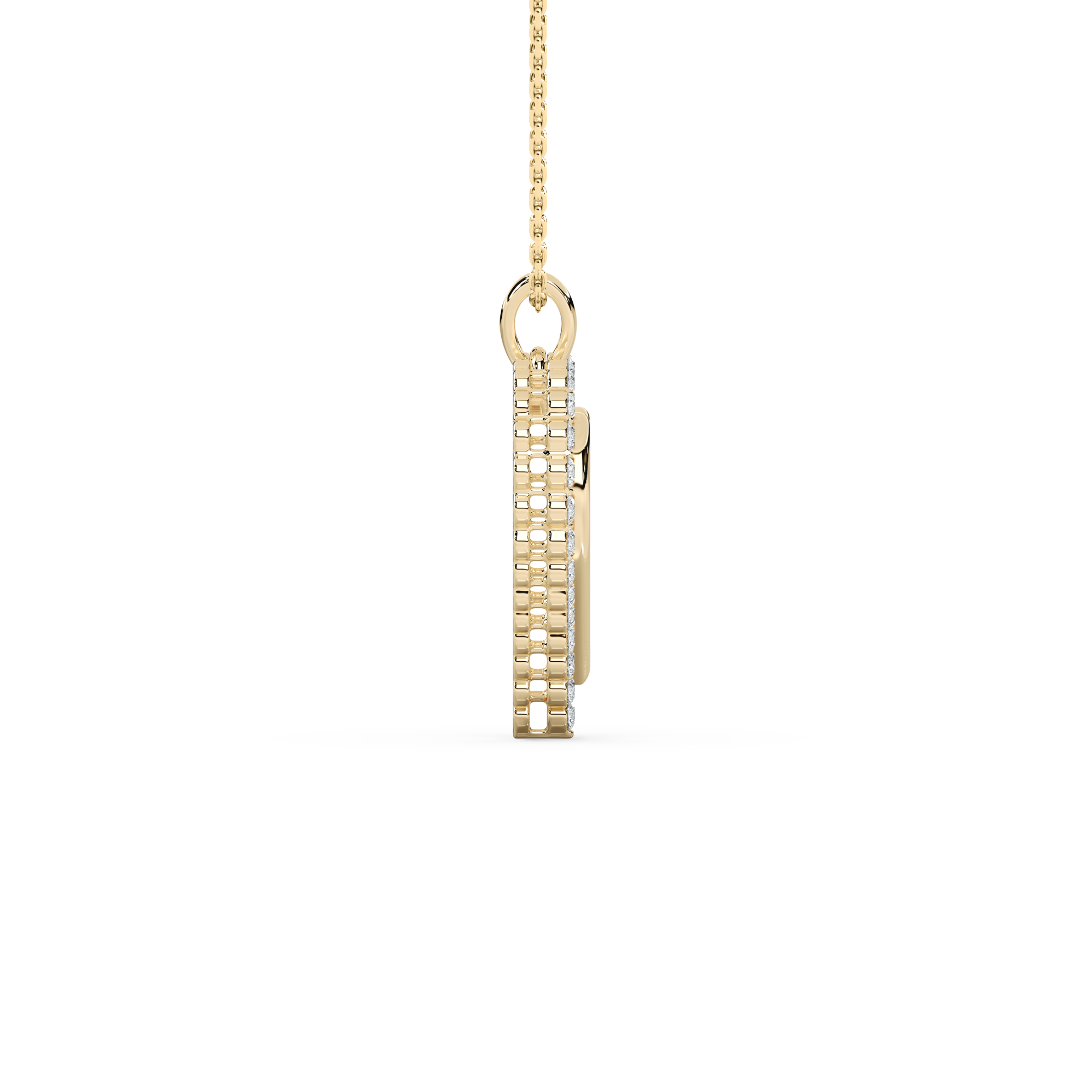 Round Diamond Shirley Heart Fashion Pendant