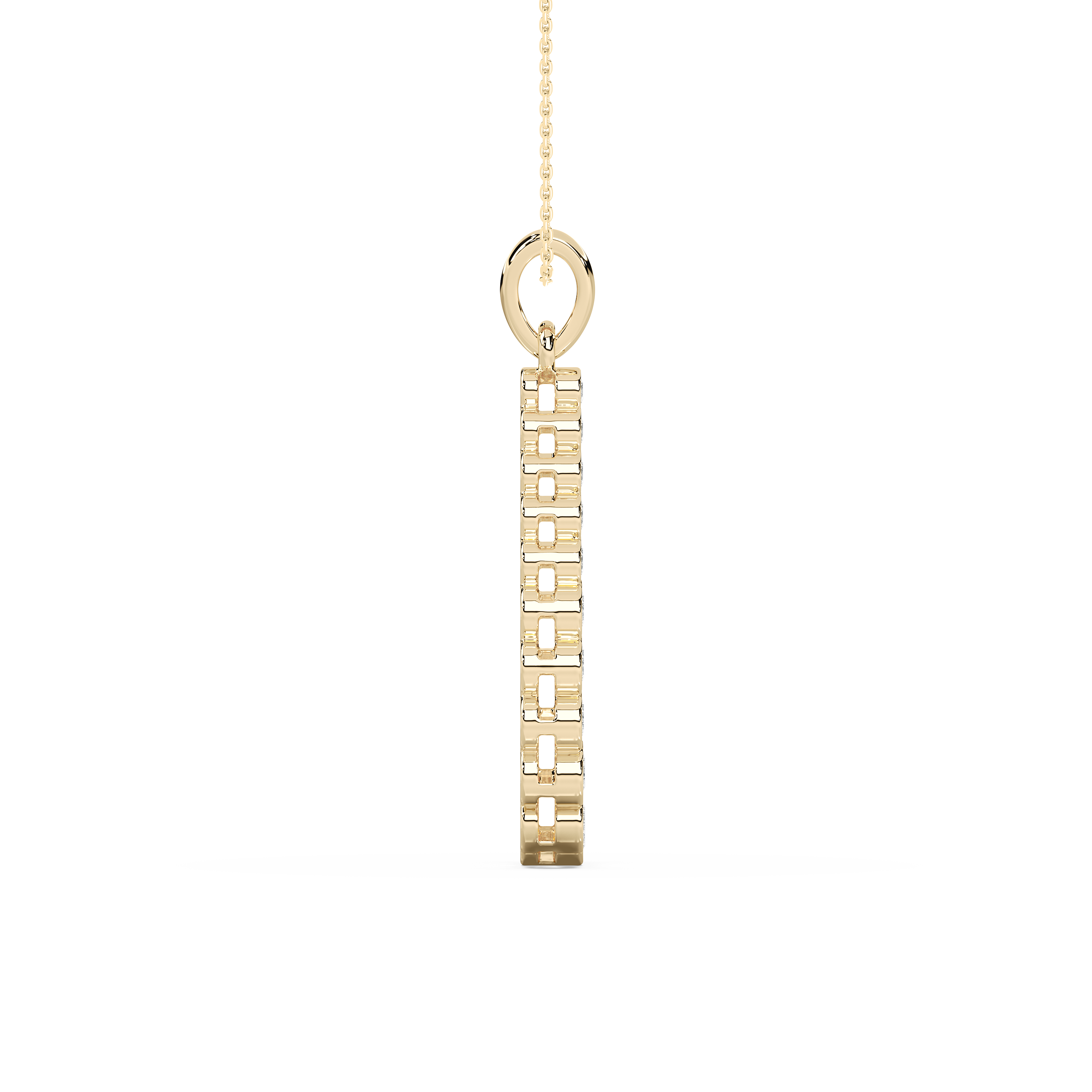 Round Diamond Graduated Drop Kids Fashion Pendant