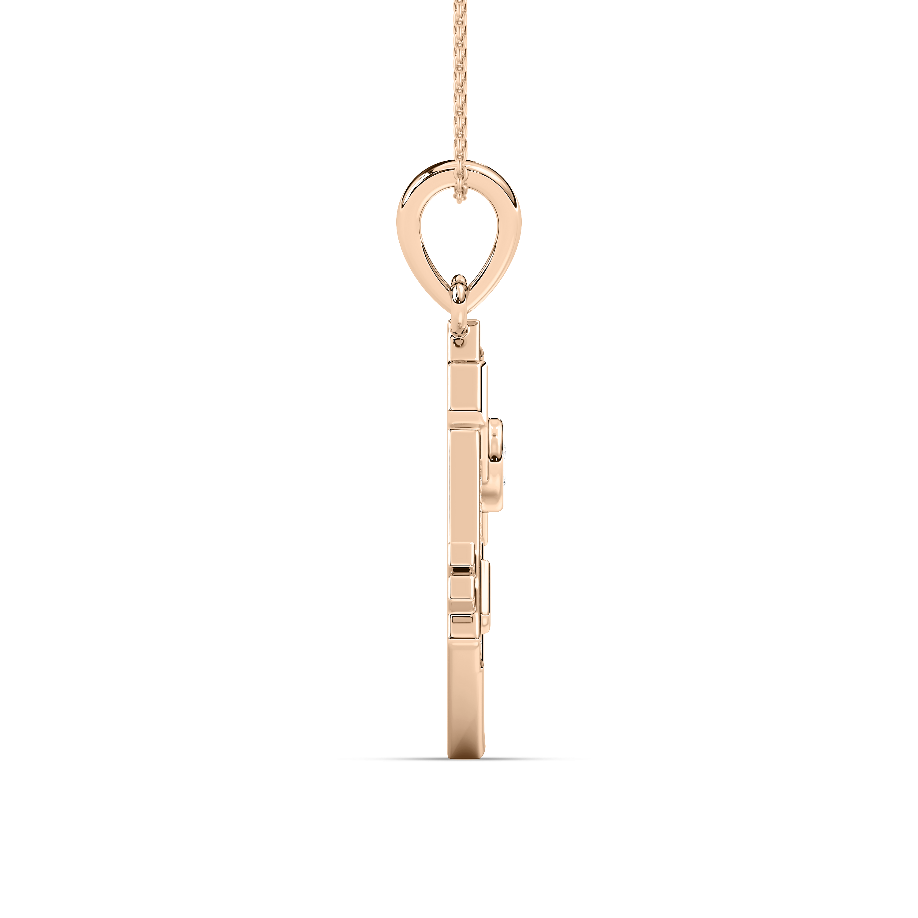 Round Diamond Vintage Radio Kids Fashion Pendant