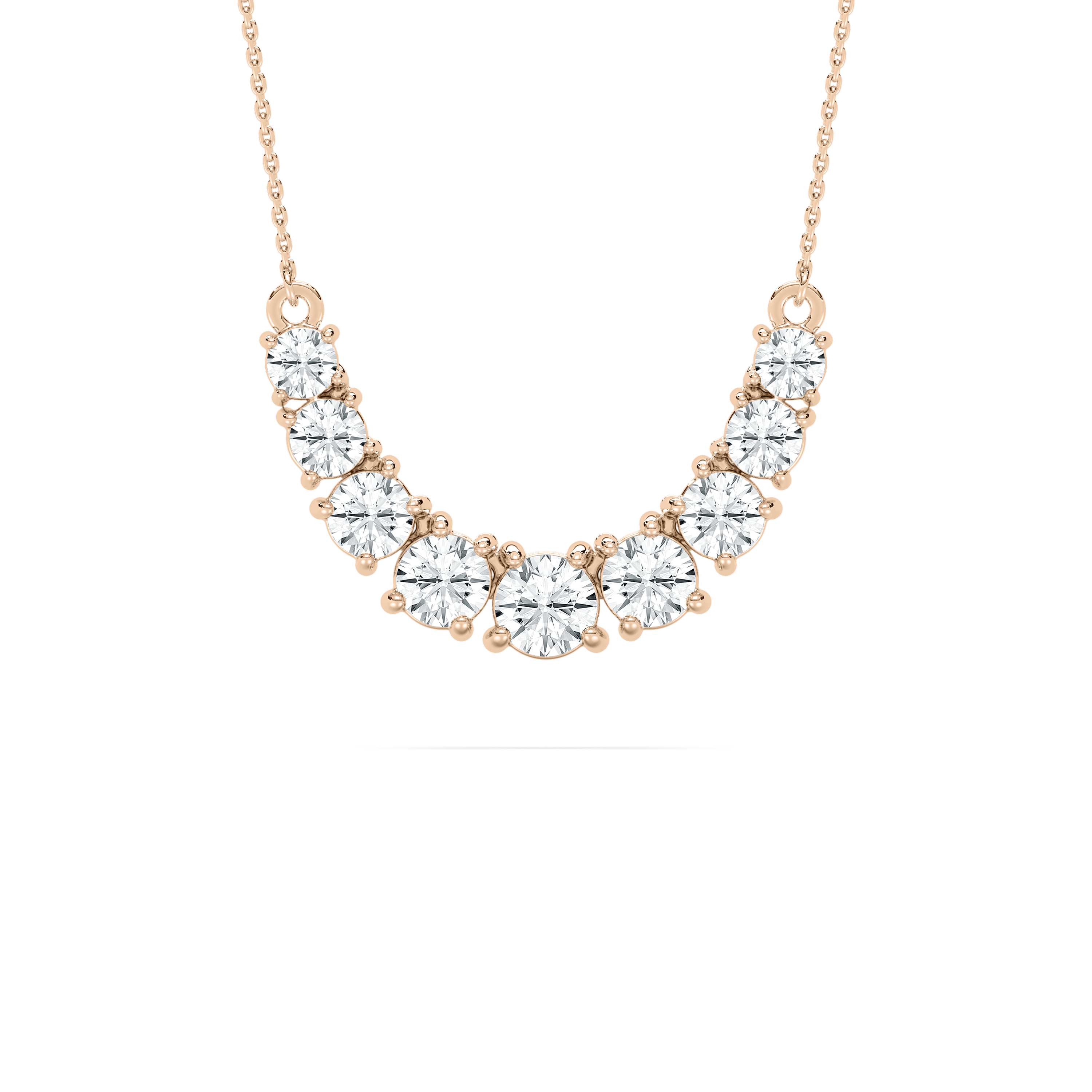 Round Diamond Cluster Fashion Pendant