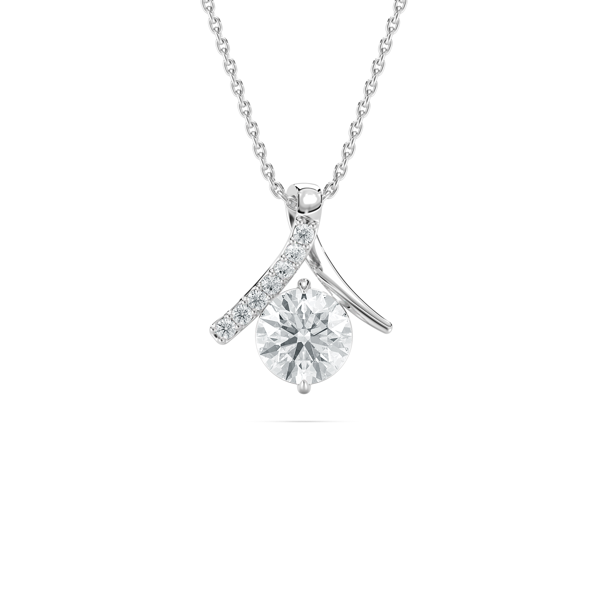 1 Carat Round Diamond Fashion Pendant