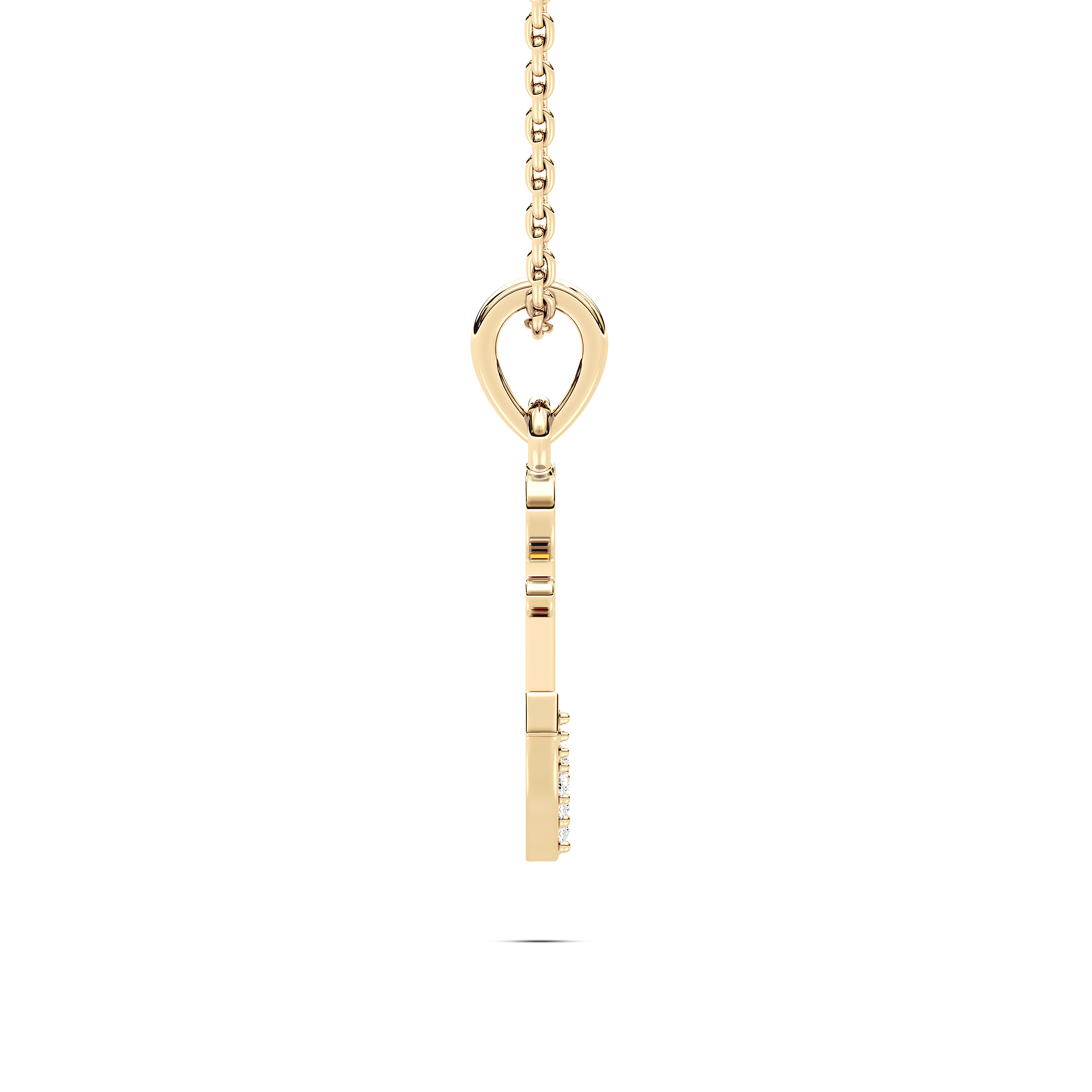 Round Diamond Diven Anchor Fashion Pendant