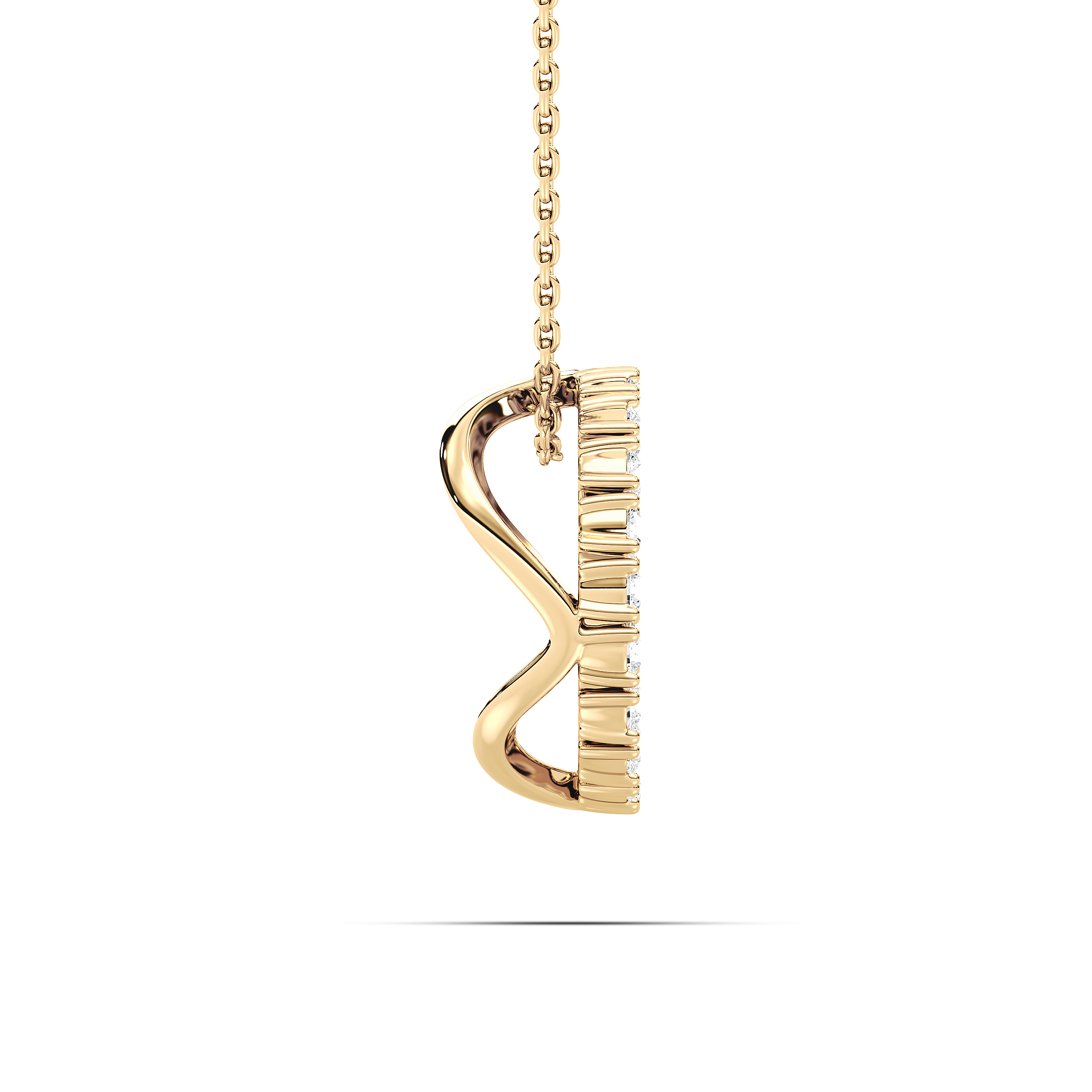 Round Diamond Missori Circle Fashion Pendant