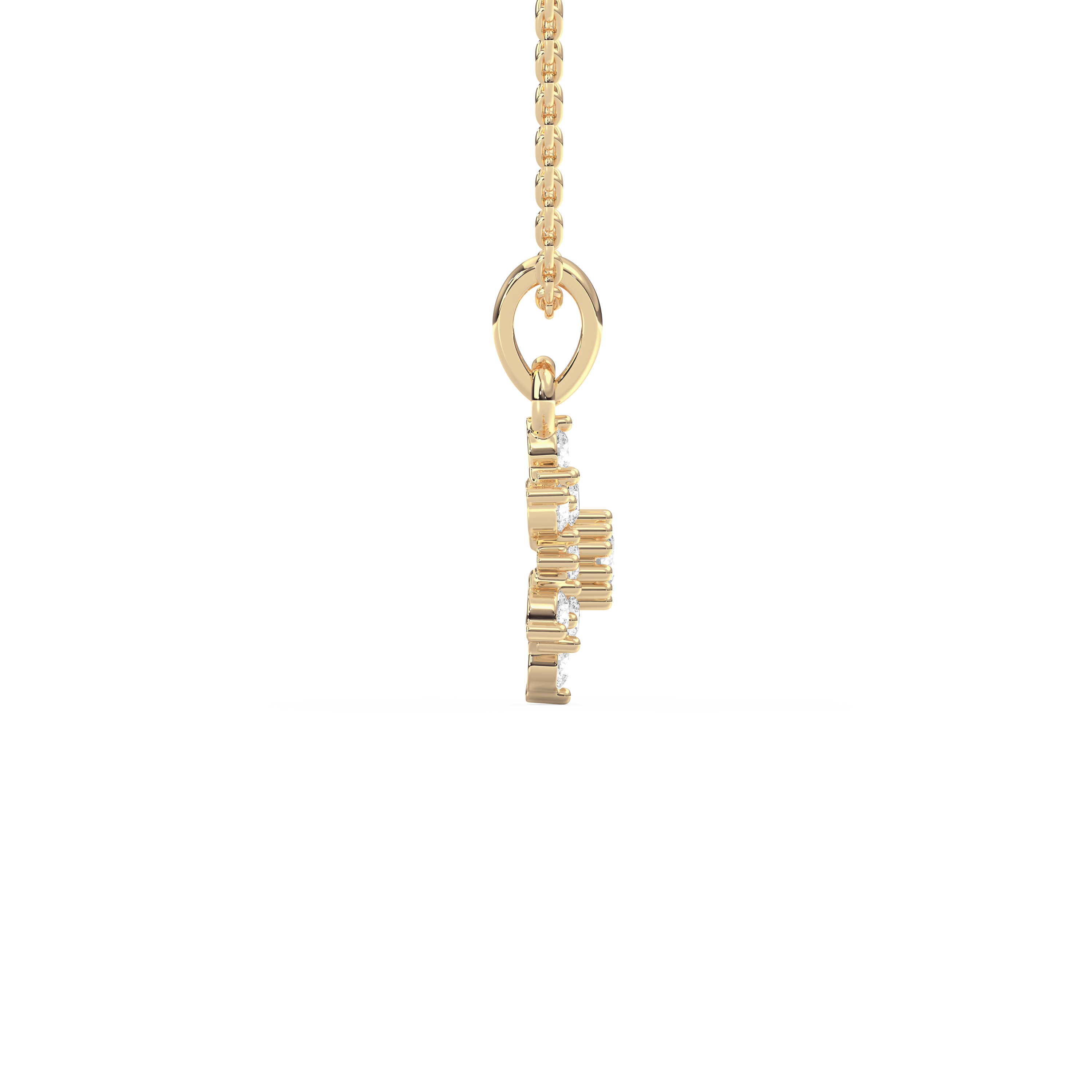 Round Diamond Radiant Frost Kids Fashion Pendant