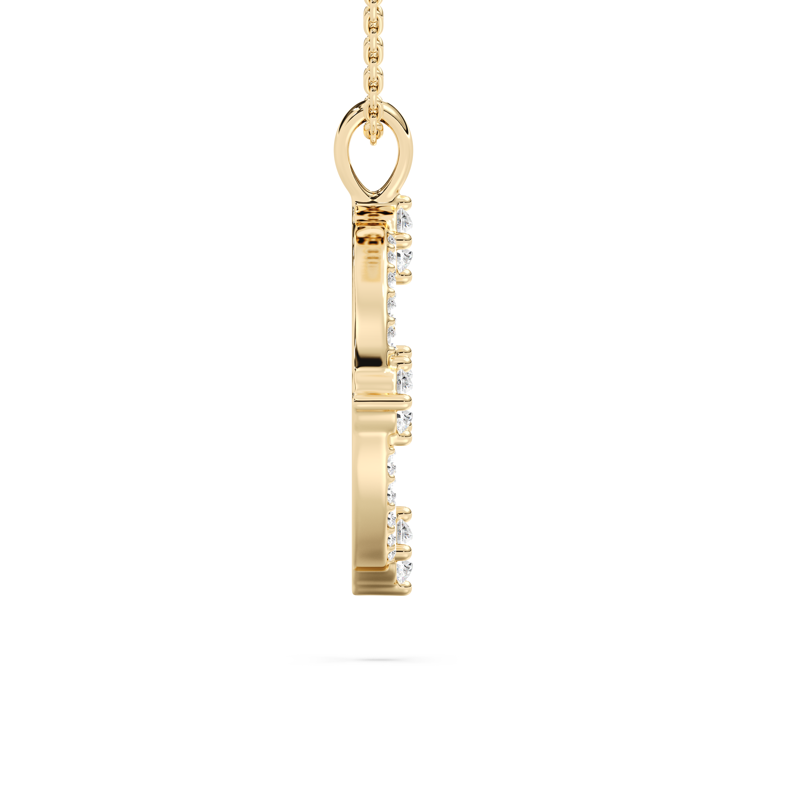 Round Diamond Hope Of circle Fashion Pendant