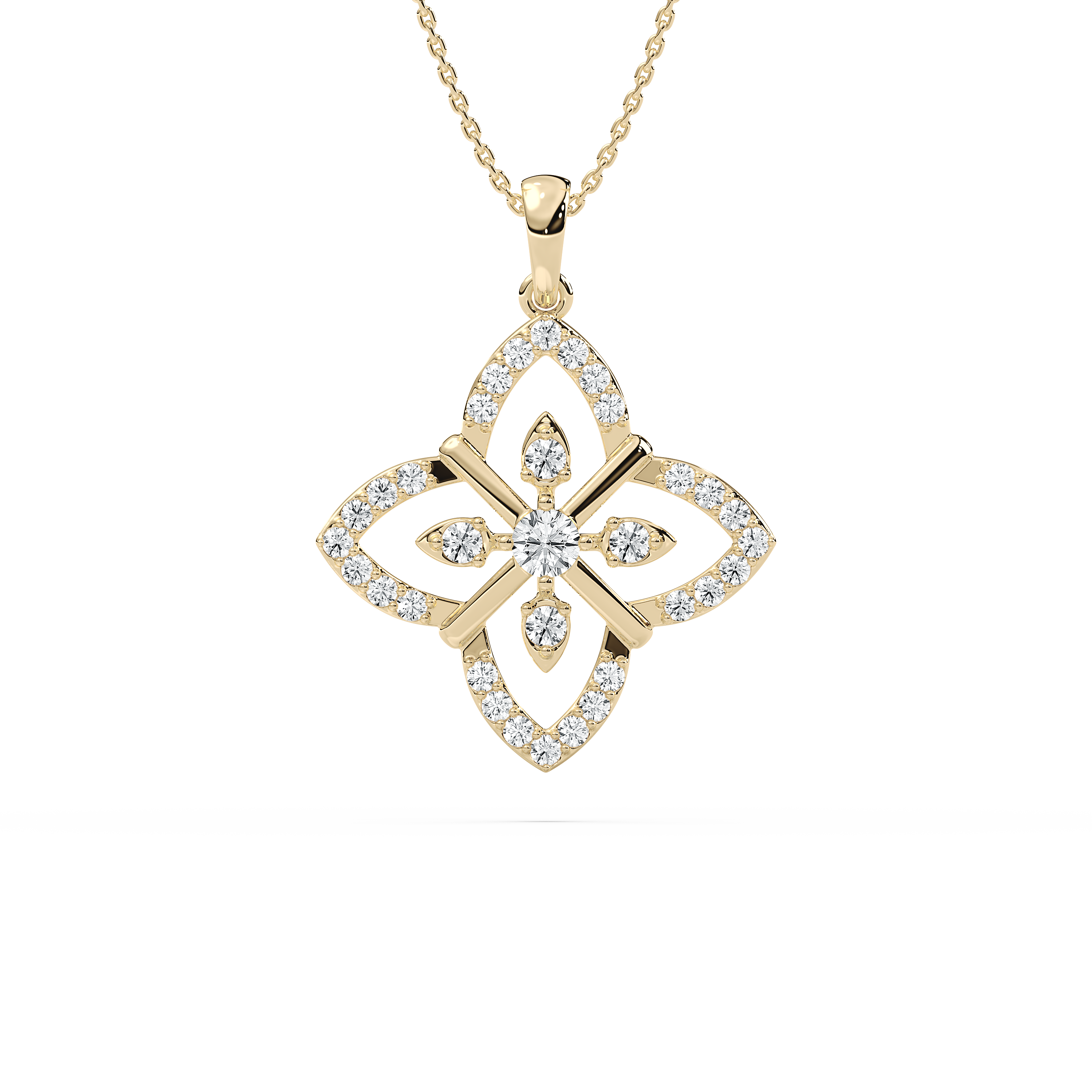 Round Diamond Mystic Meadow Fashion Pendant