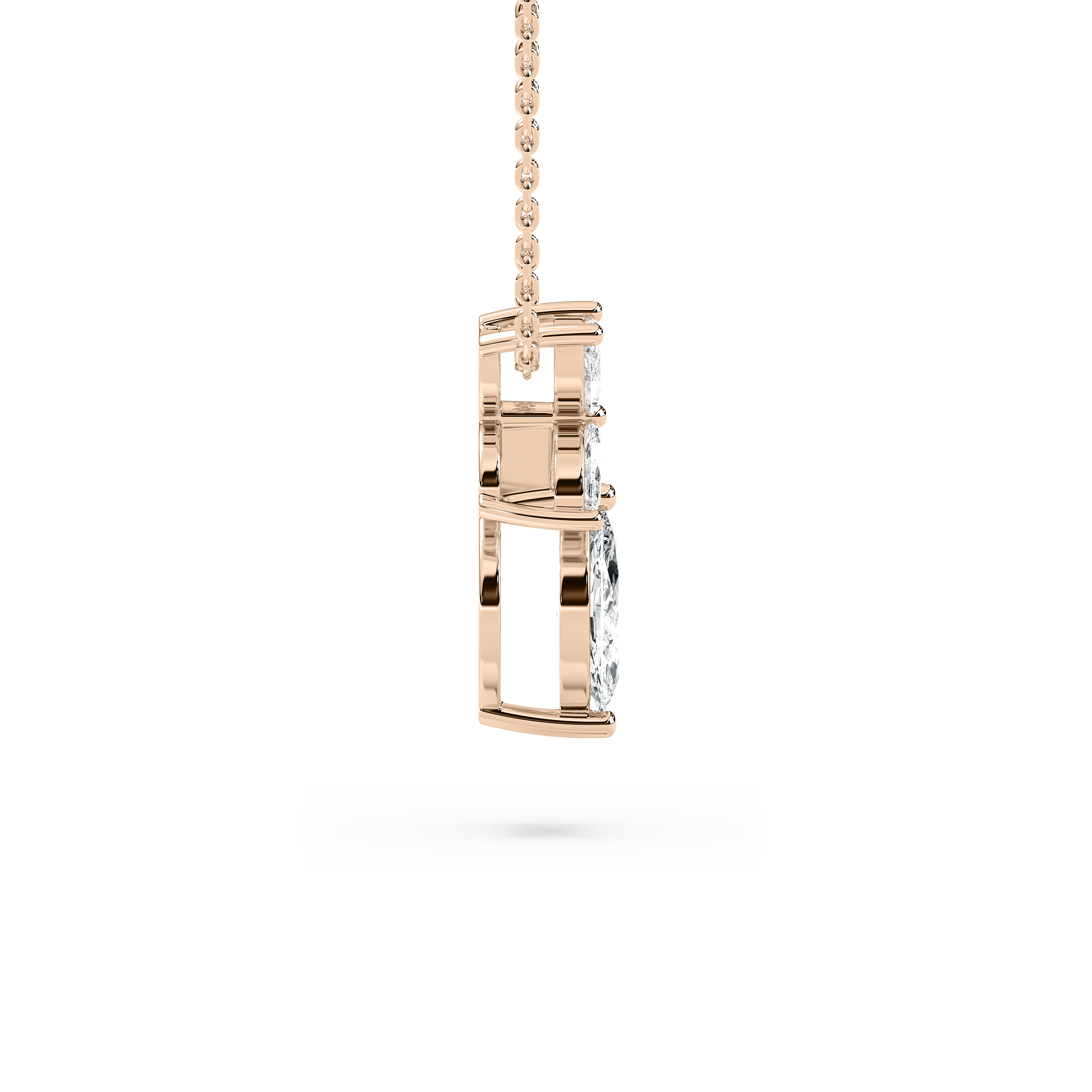 0.50 Carat Marquise Diamond Elevate Fashion Pendant
