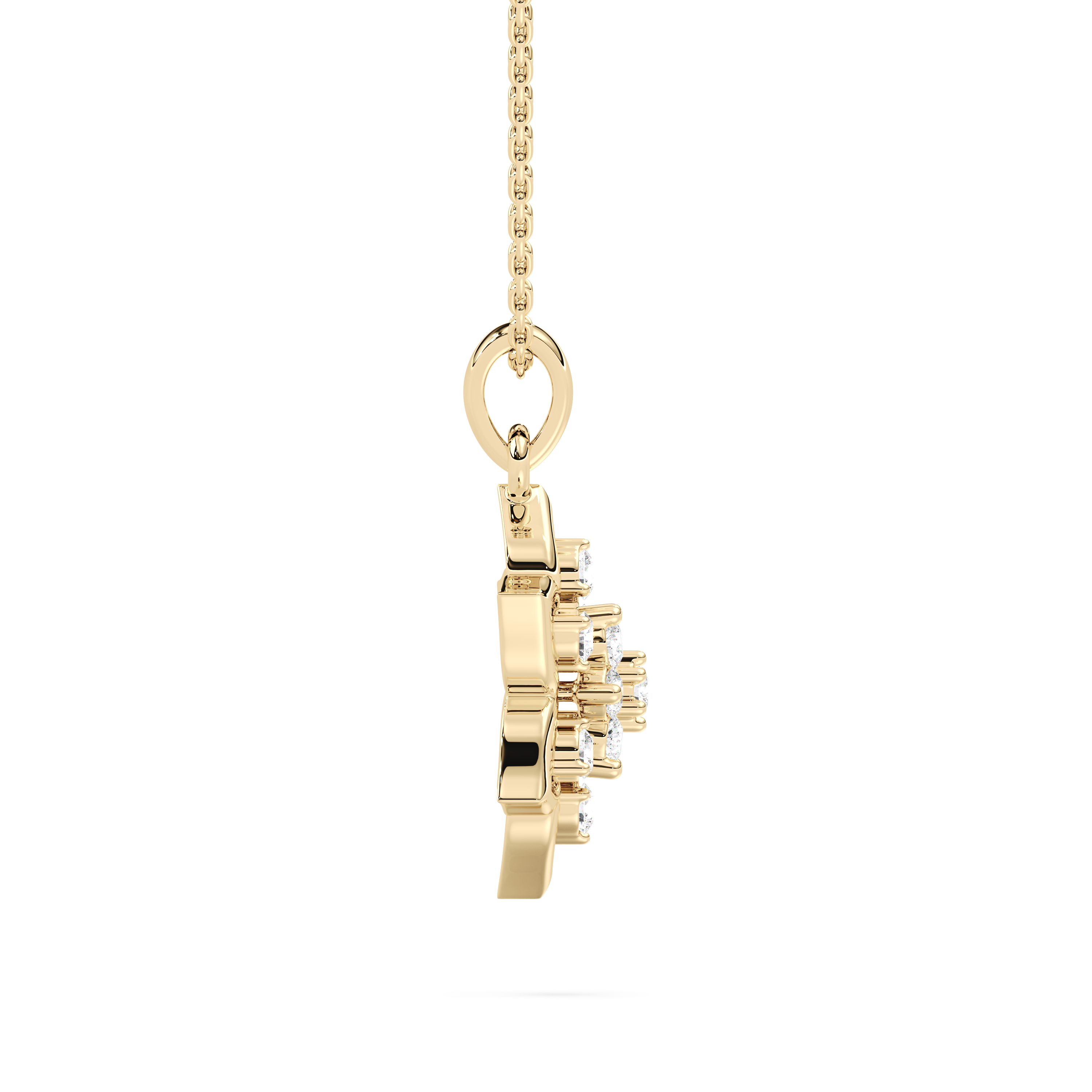 Round Diamond Caroun Fashion Pendant