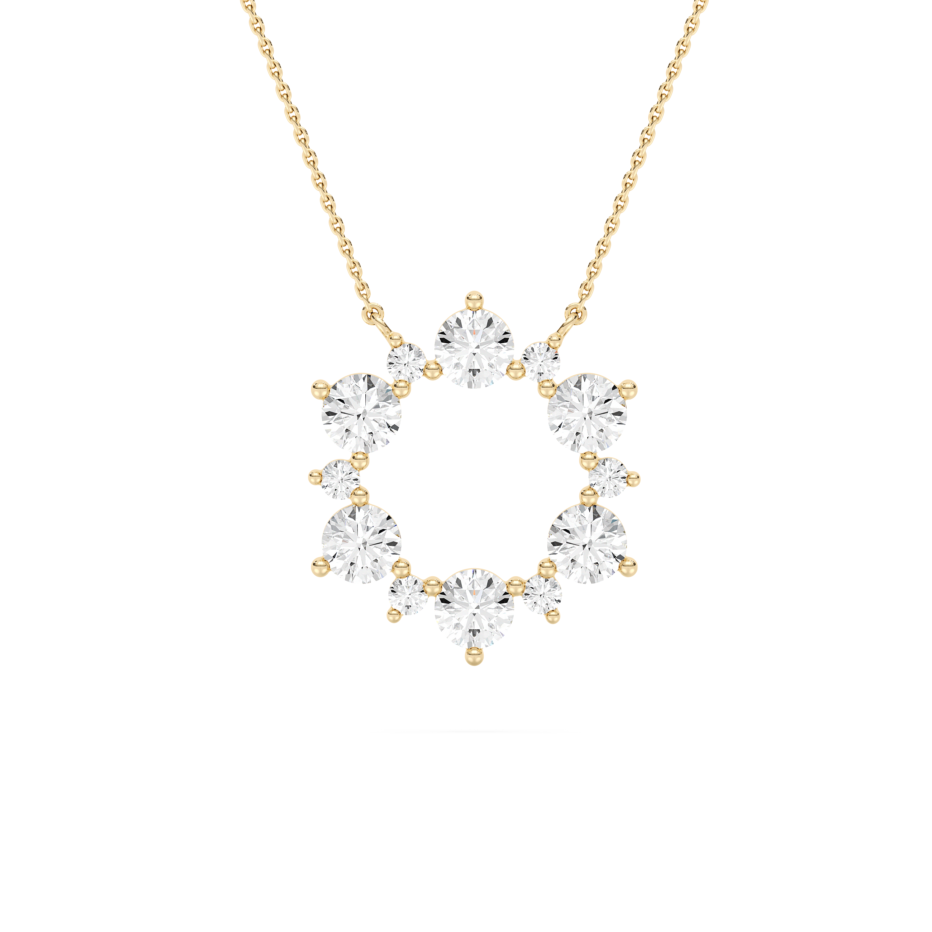 Round Diamond Elagance Miracle Fashion Pendant