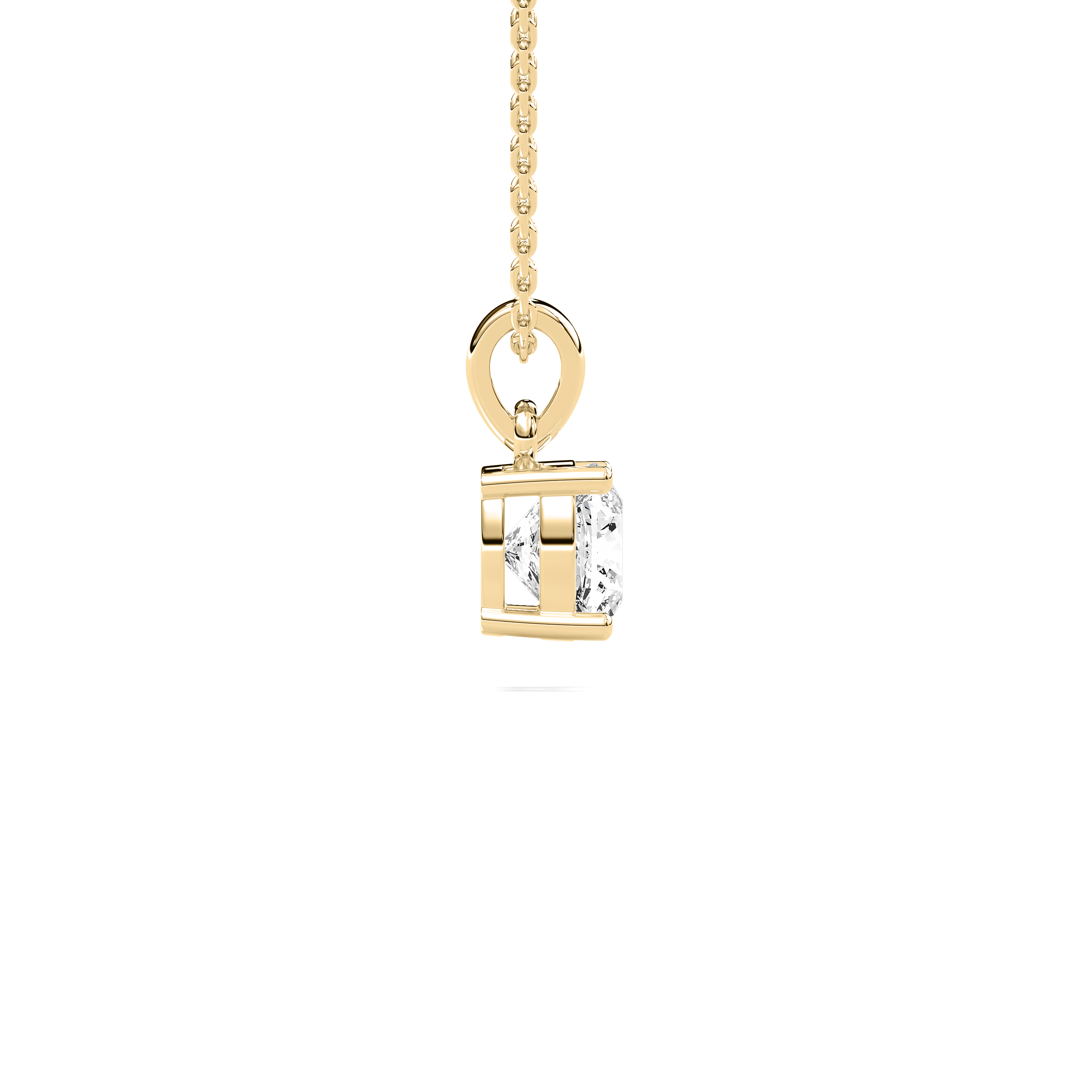 1 Carat Cushion Diamond Millany Soliatire Pendant