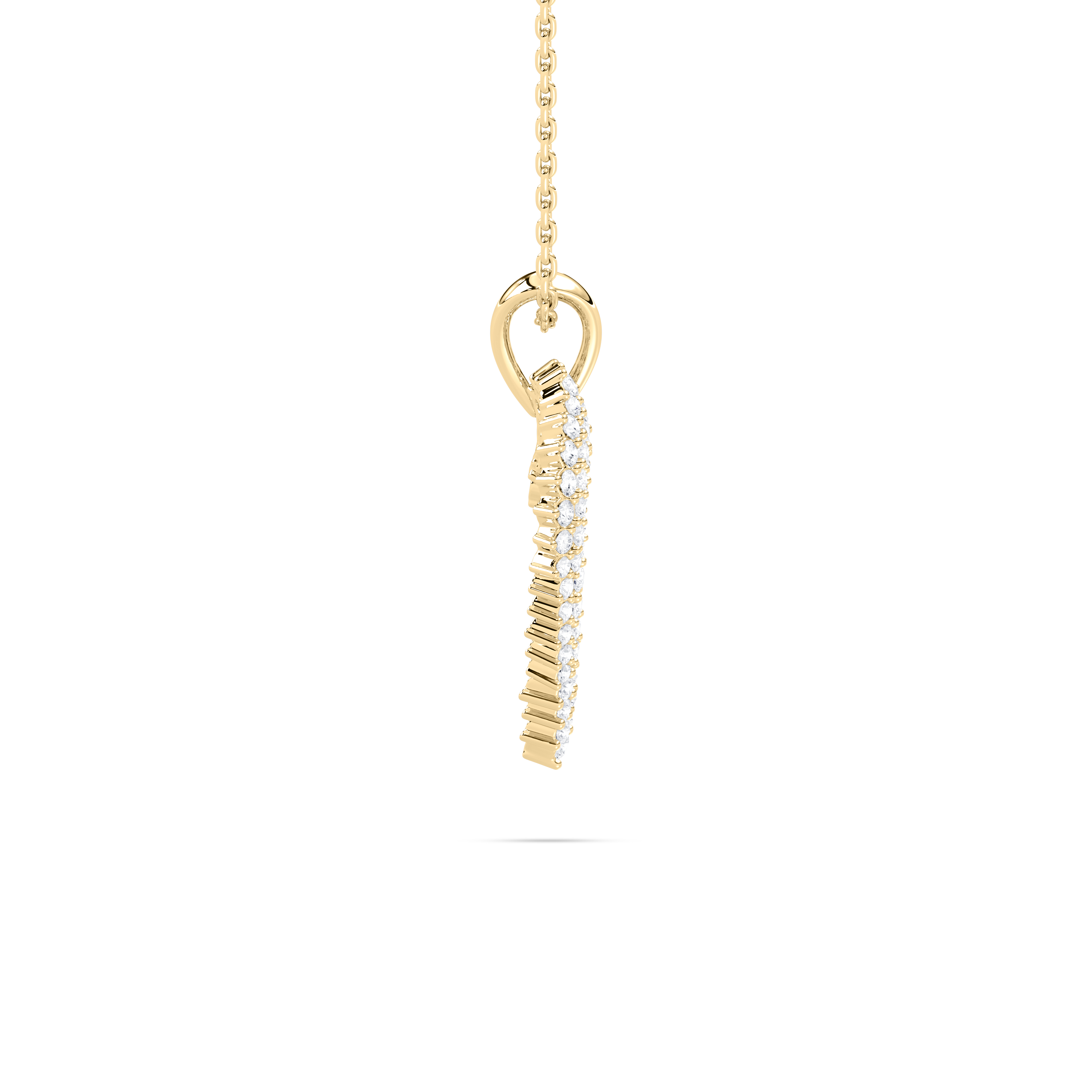 Round Shape Diamond Walter Heart Fashion Pendant 