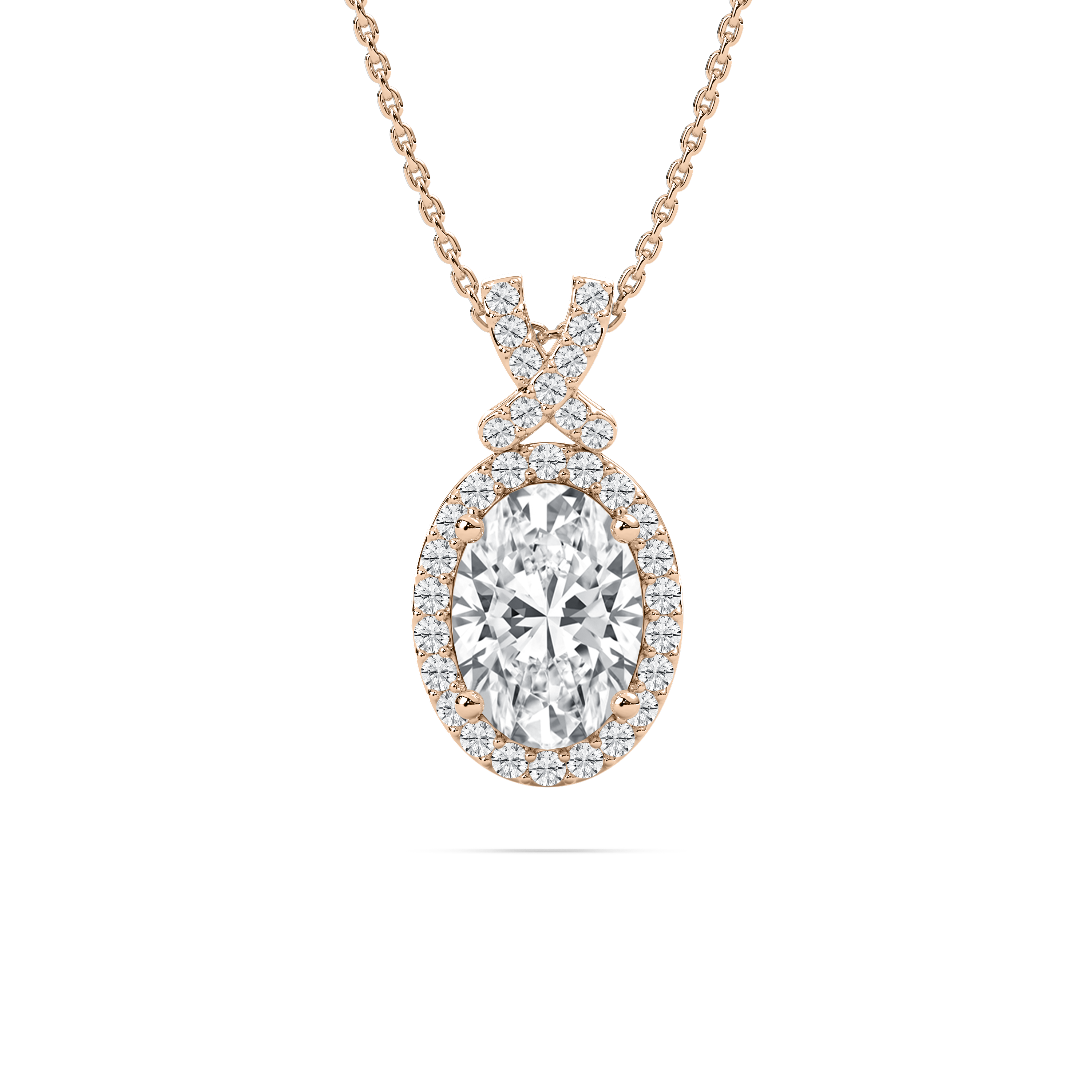 2 Carat Oval Diamond Spellbinding Fashion Pendant