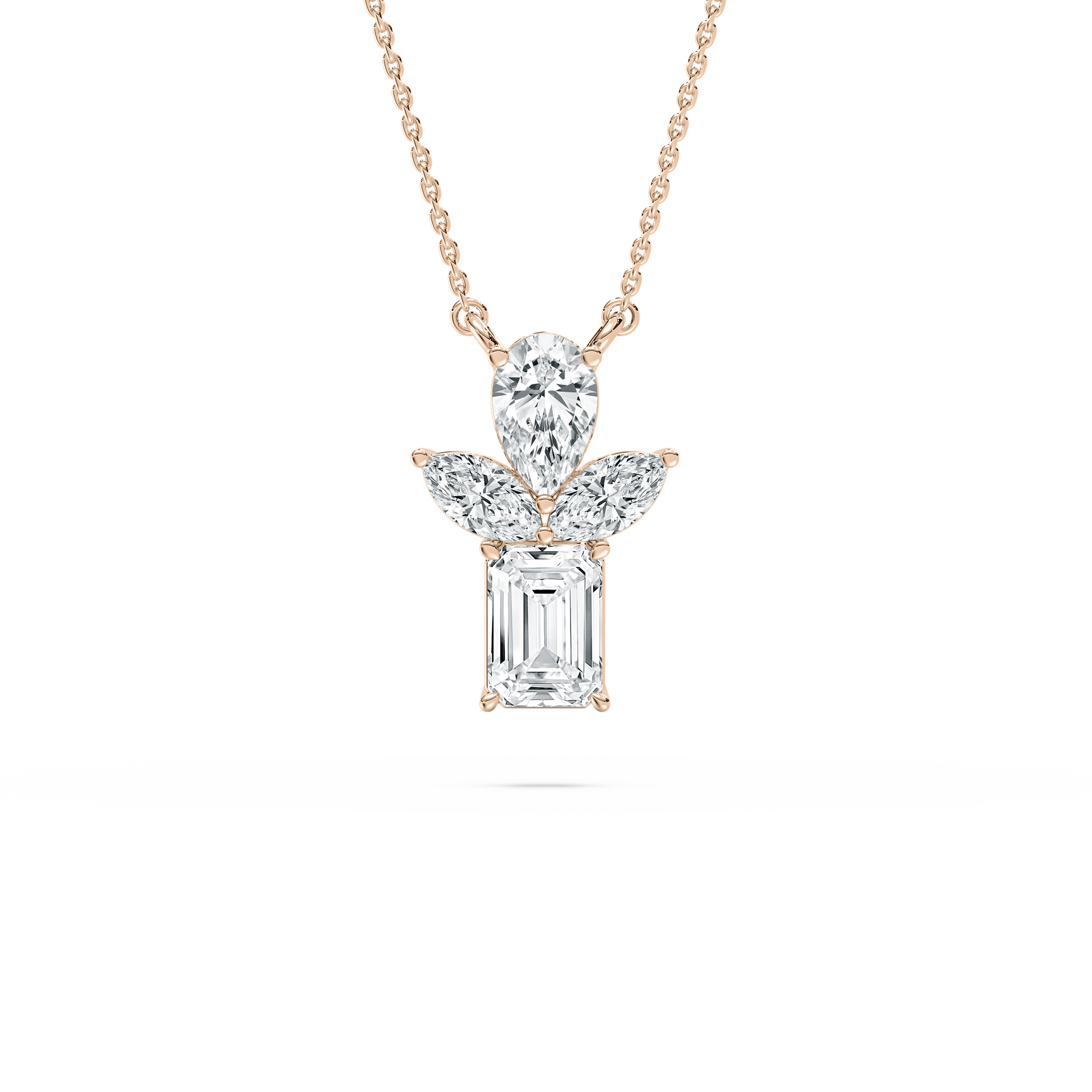 2 Carat Multi Shape Diamond Stylish Hanging  Fashion Earring