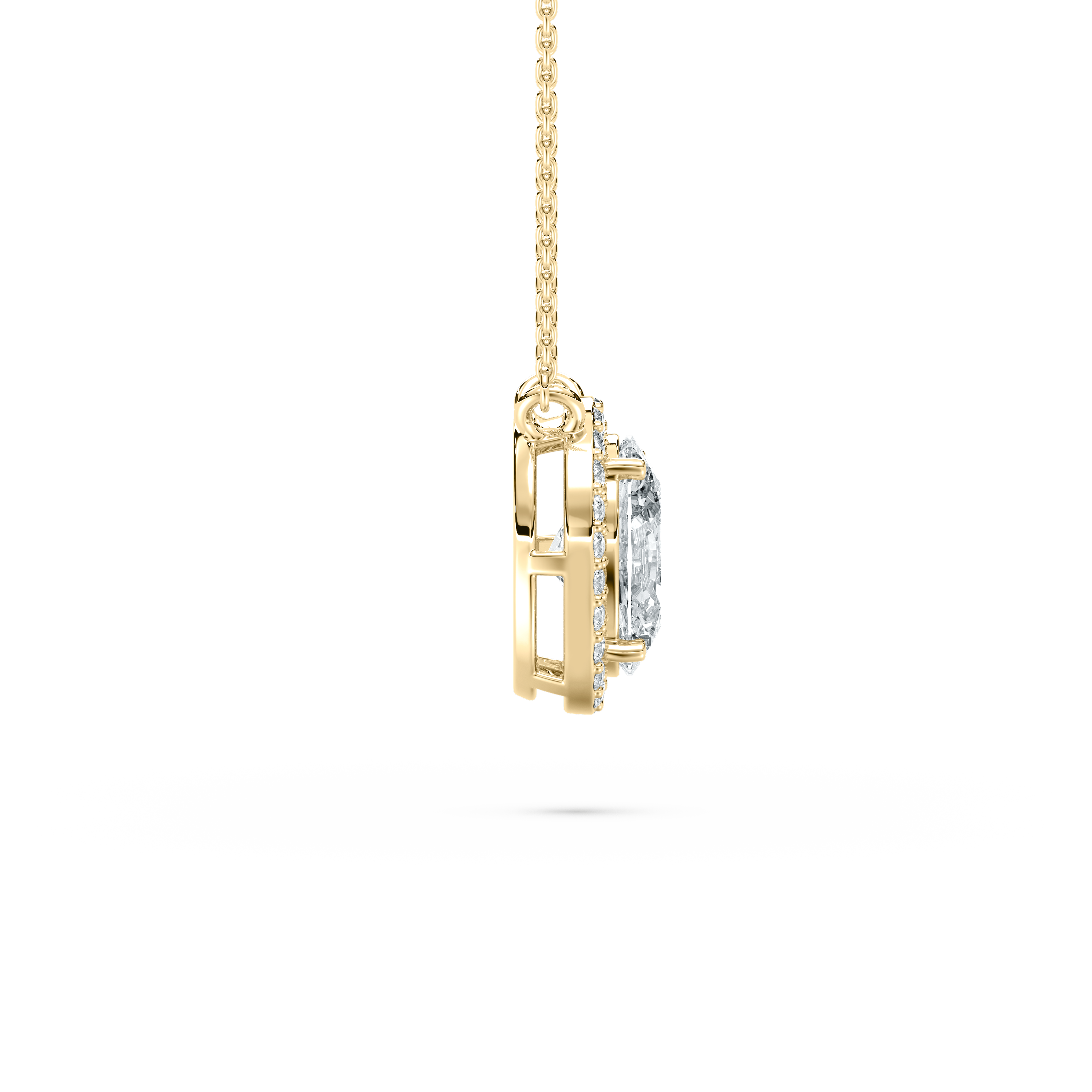 1.50 Carat Oval Diamond Enticing Fashion Pendant 