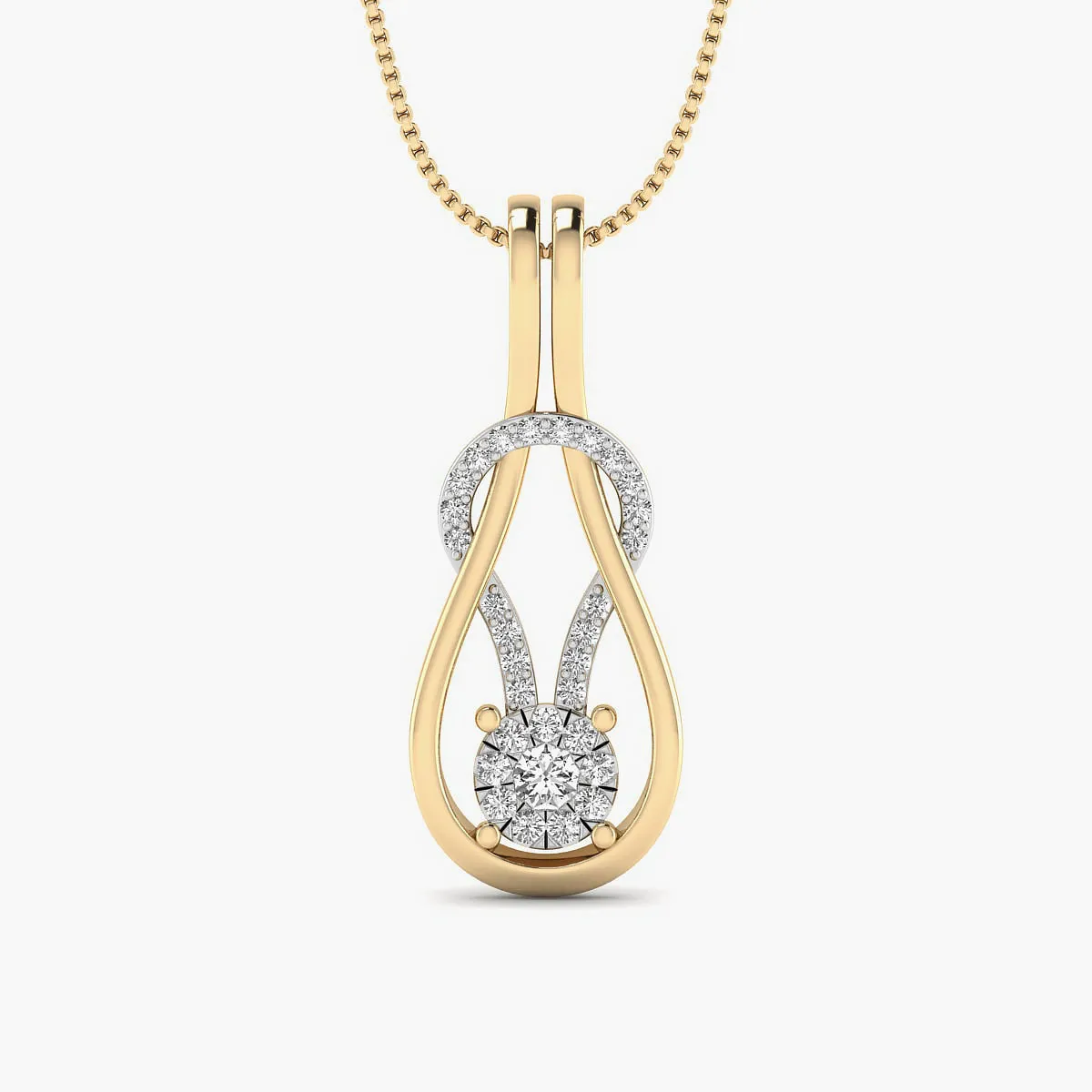 Round Diamond Fashion Pendant
