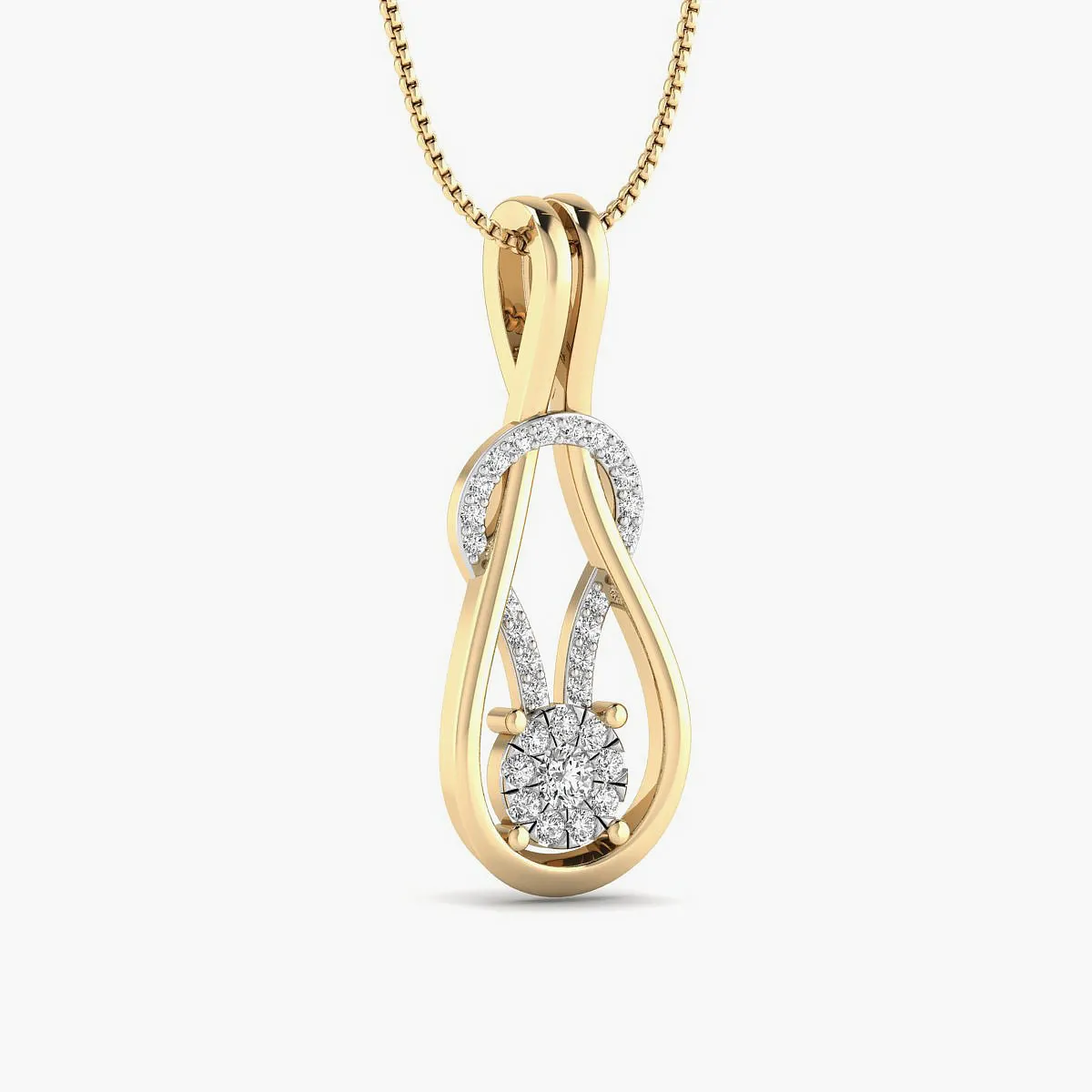 Round Diamond Fashion Pendant