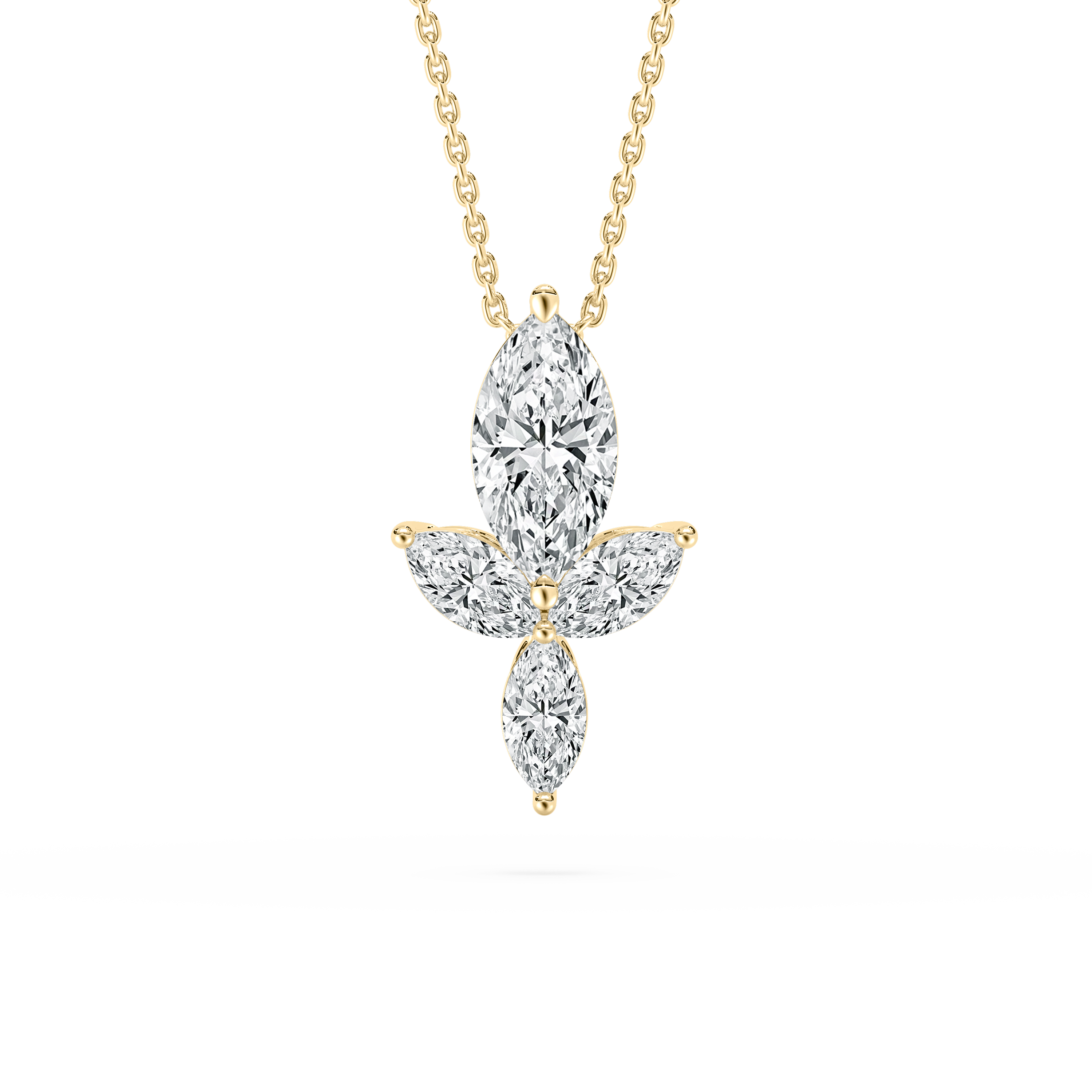 1.20 Carat Marquise Shape Diamond Allison Fashion Pendant