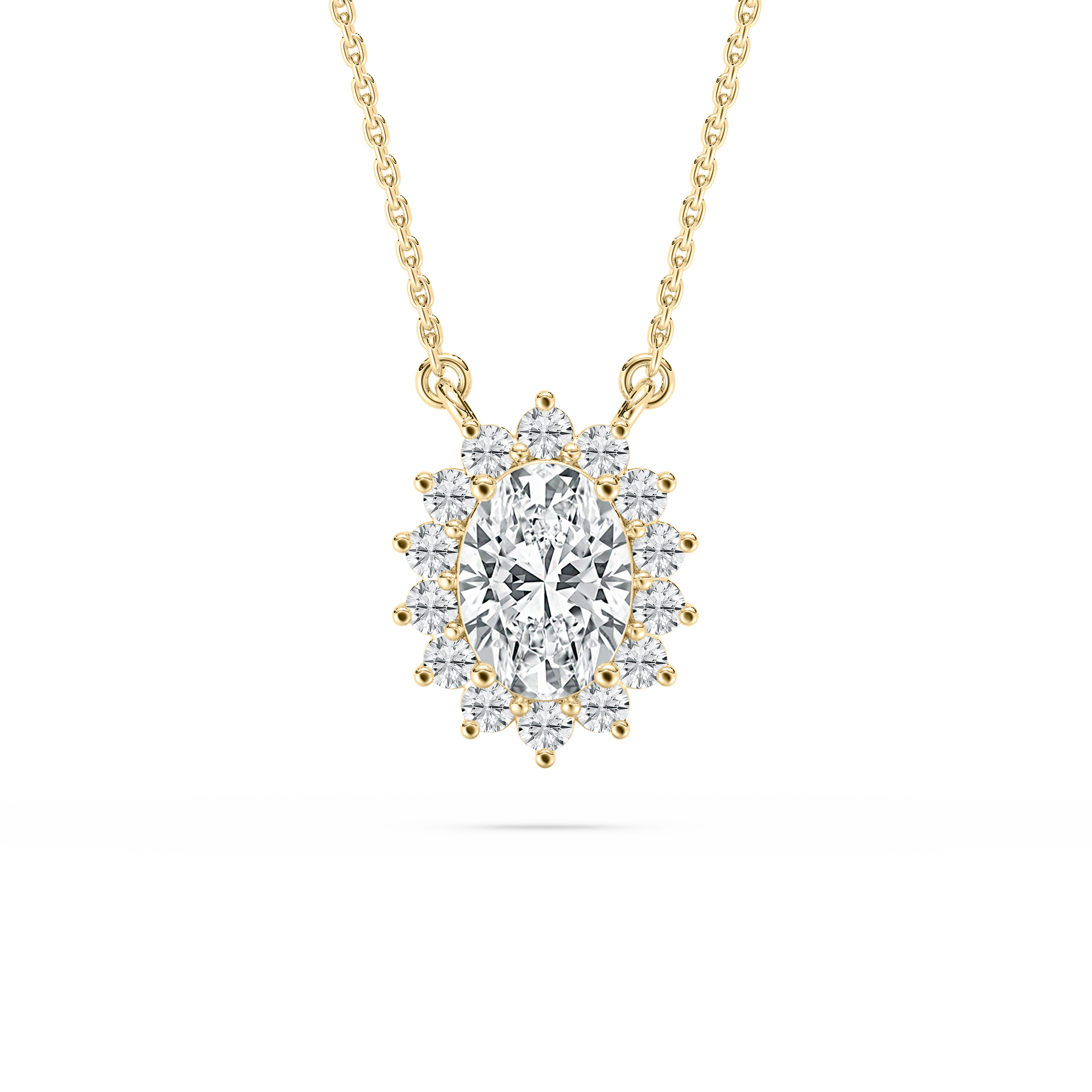 1 Carat Oval Diamond Elisa Fashion Pendant