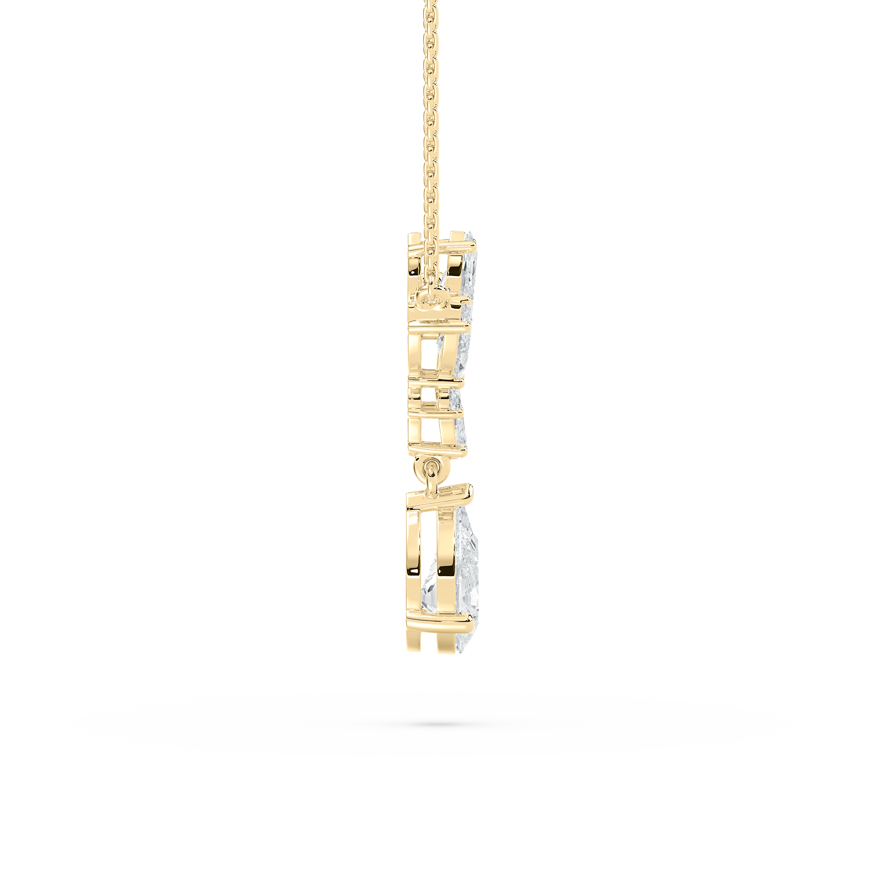 Multi Shape Diamond Lyraa Fashion Pendant