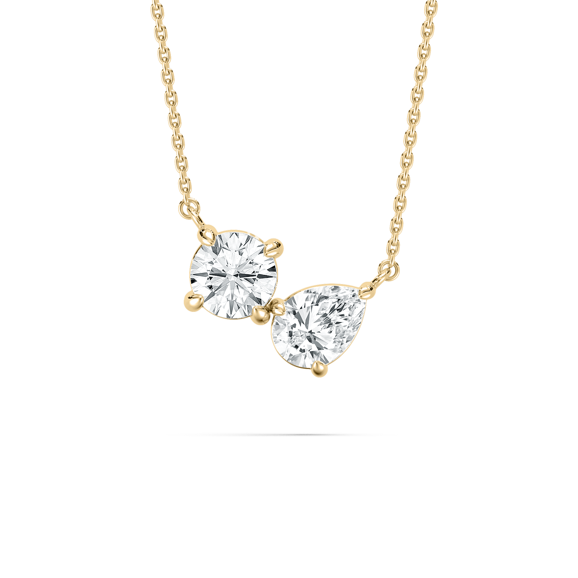 1.50 Carat Diamond Two Stone Fashion Pendant