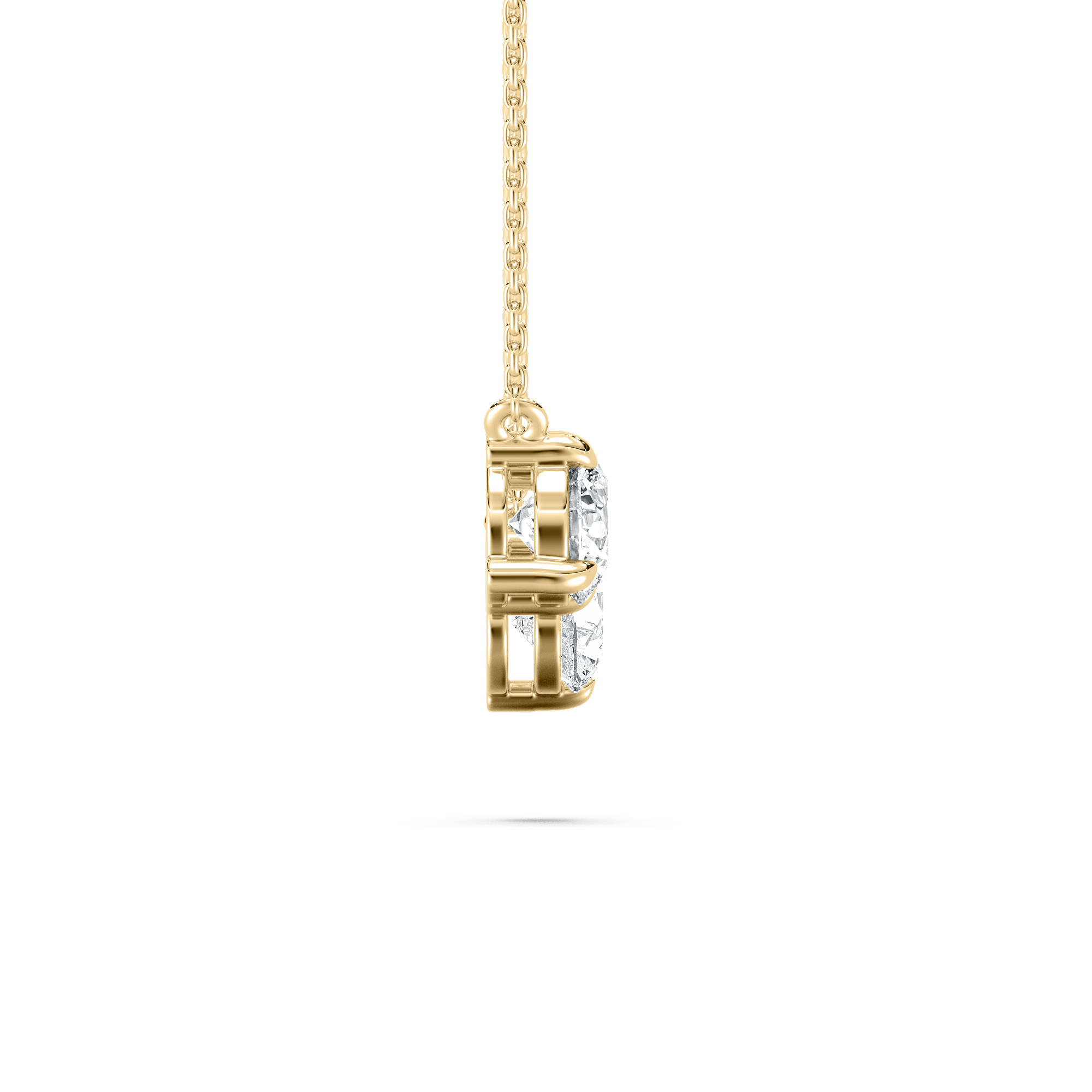 1.50 Carat Diamond Two Stone Fashion Pendant