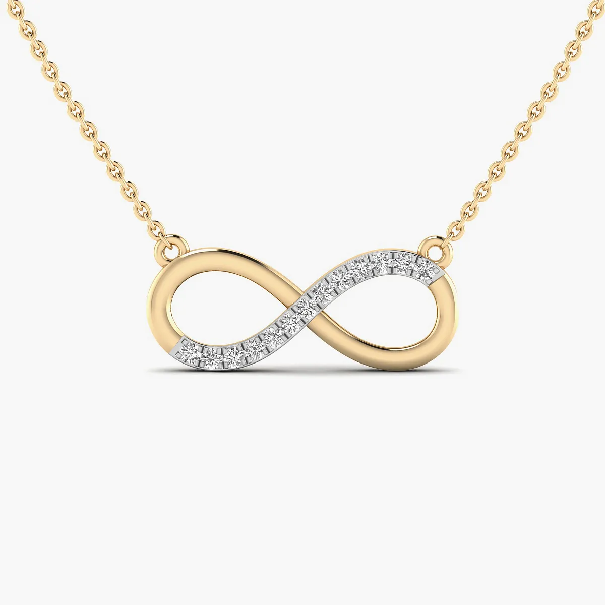 Infinity Diamond Pendant