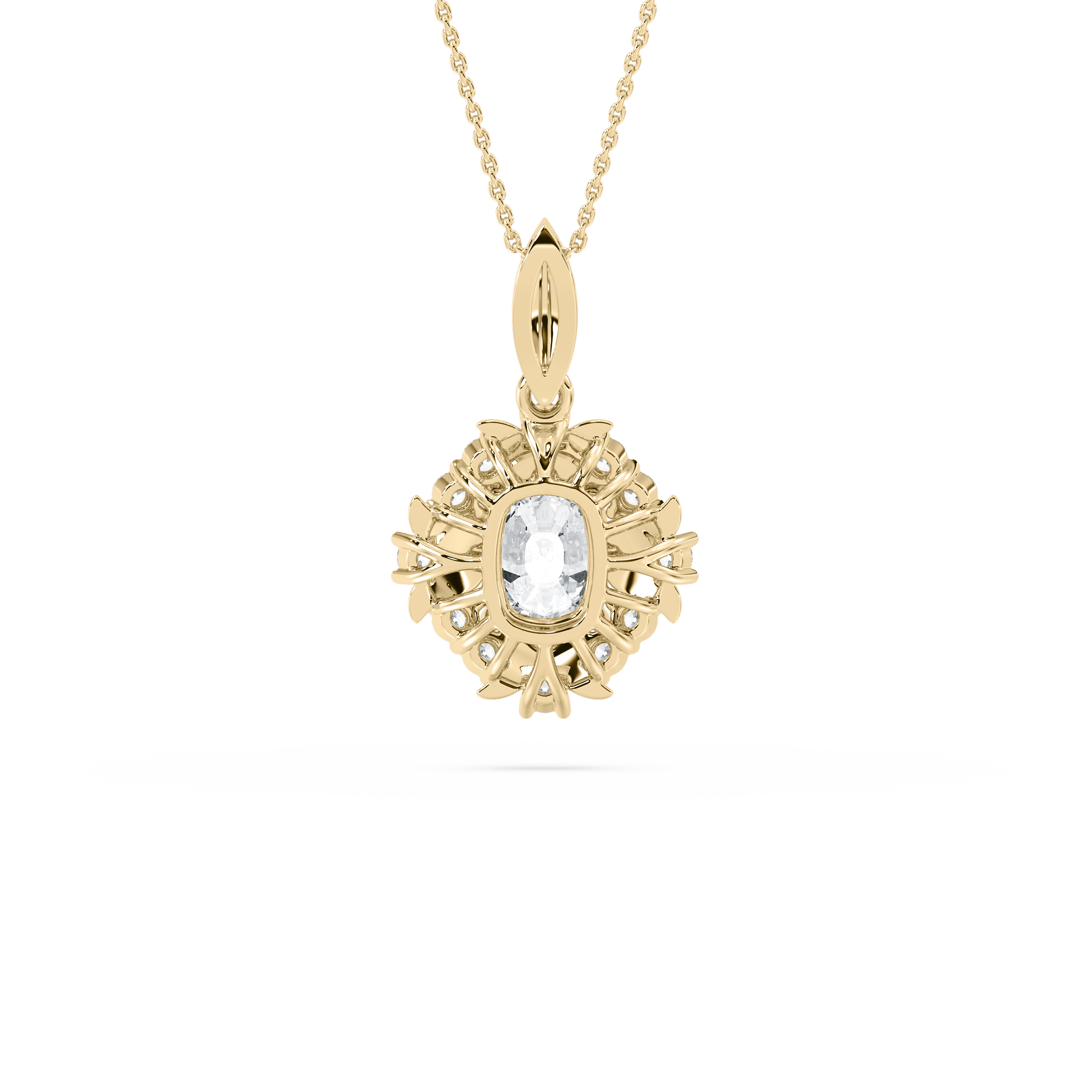 2 Carat Center Cushion Glennis Fashion Pendant